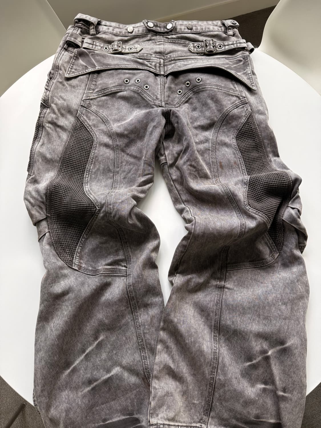 퍼슨소울 PERSONSOUL 더블 웨이스트 와이드 카고팬츠 상품이미지9