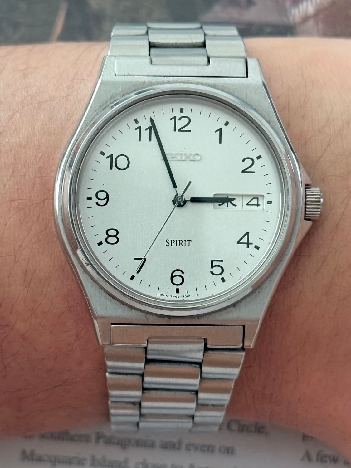 Seiko 세이코 쿼츠 SPRIT 데이 데이트 상품이미지8