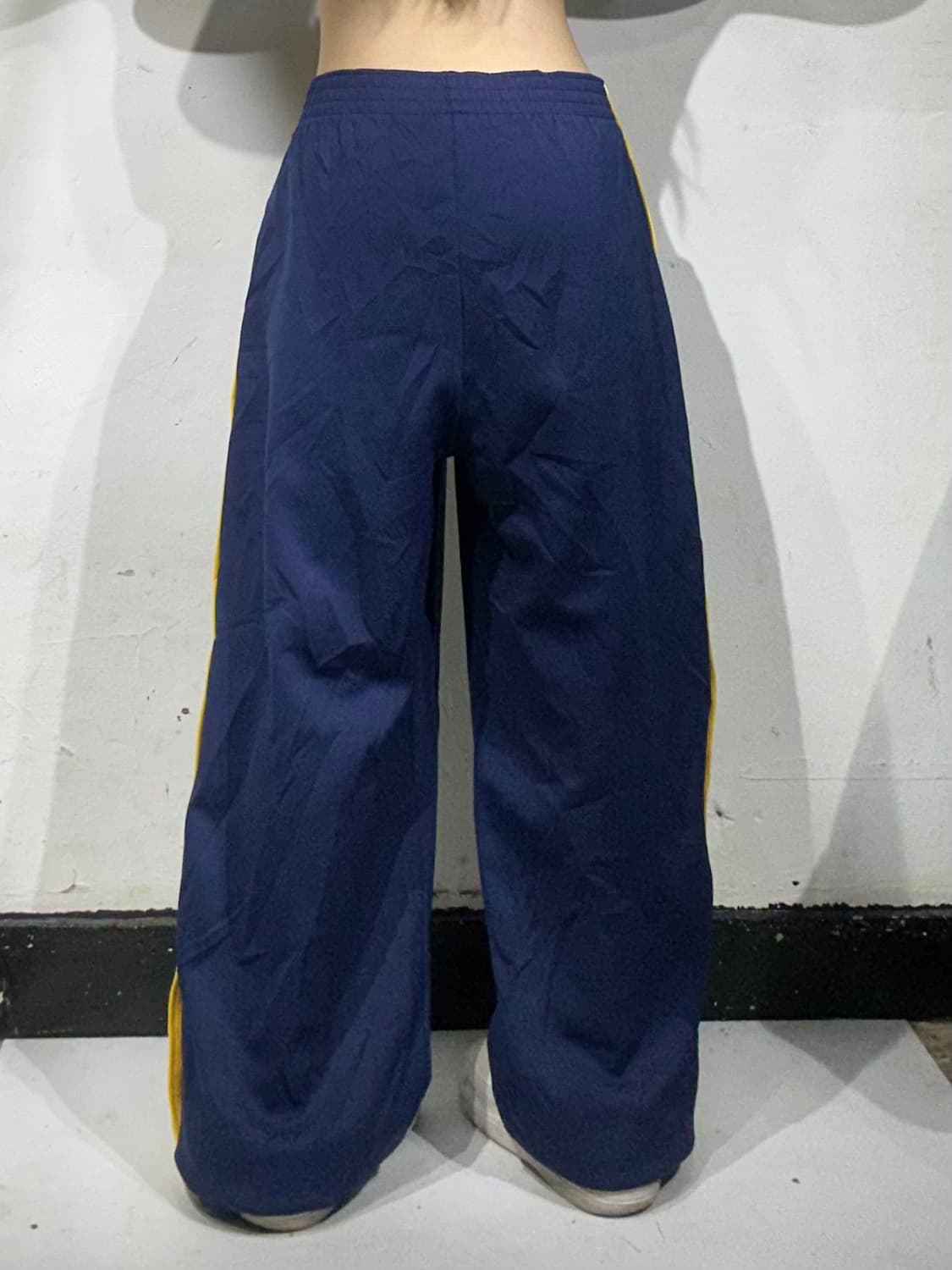 00s 나이키 네이비 사이드 버튼 스냅 단추 와이드 추리닝 팬츠 바지  상품이미지3