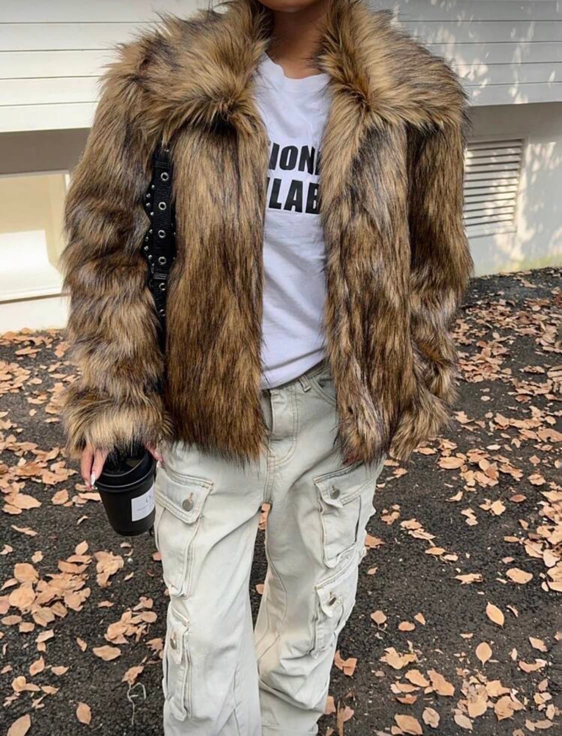 Shein 퍼자켓 상품이미지2