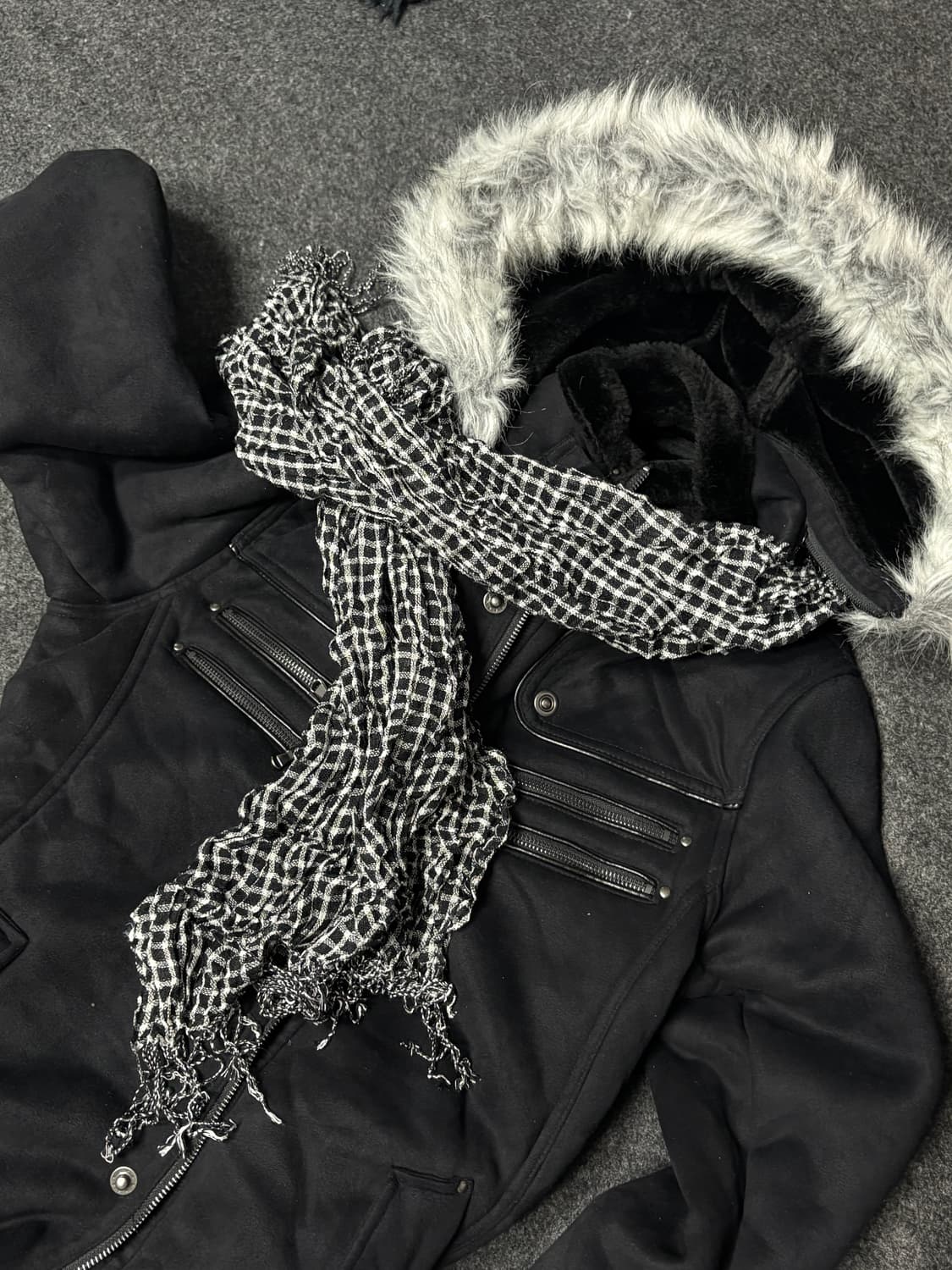 "Hiroko Bis" vintage Punk Y2K scarf 상품이미지1