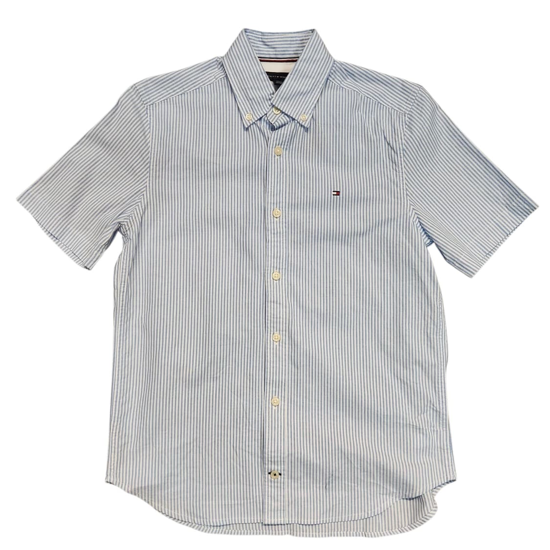 타미힐피거 스트라이프 반팔 셔츠 (XS) 상품이미지1