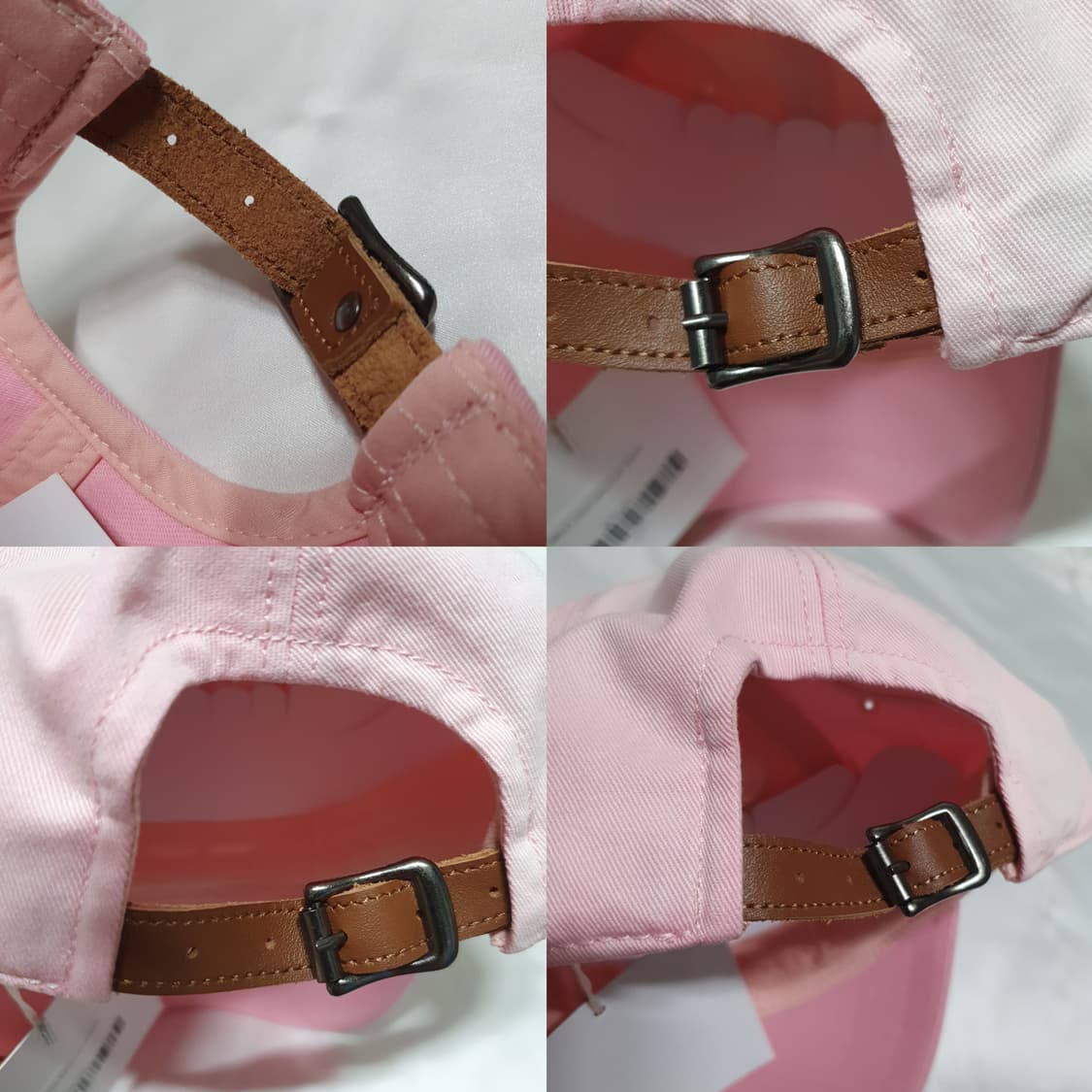 핑크 스마일 그라데이션 더뮤지엄비지터 모자 볼캡  상품이미지7