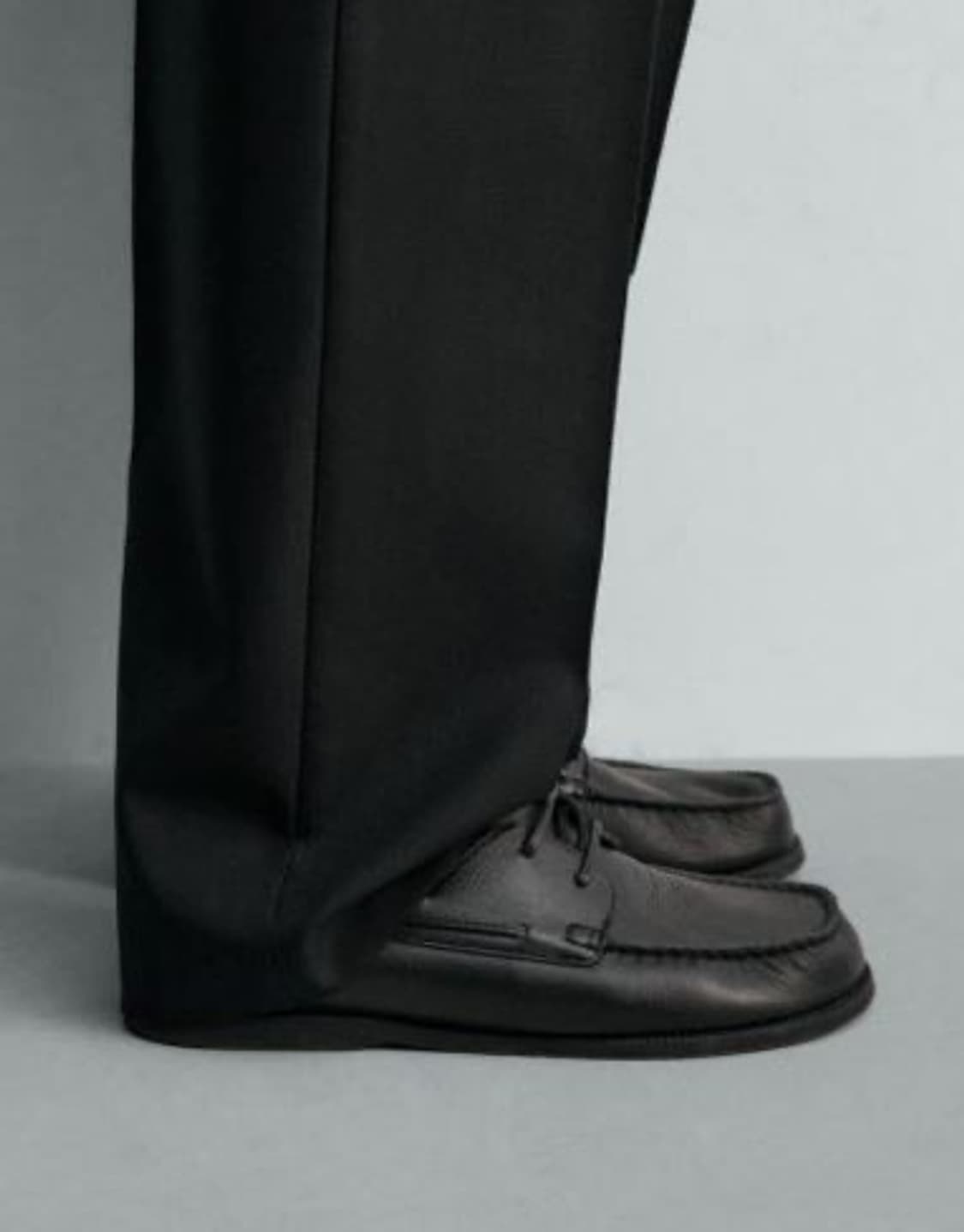 자라 레더 데크슈즈 42 상품이미지1