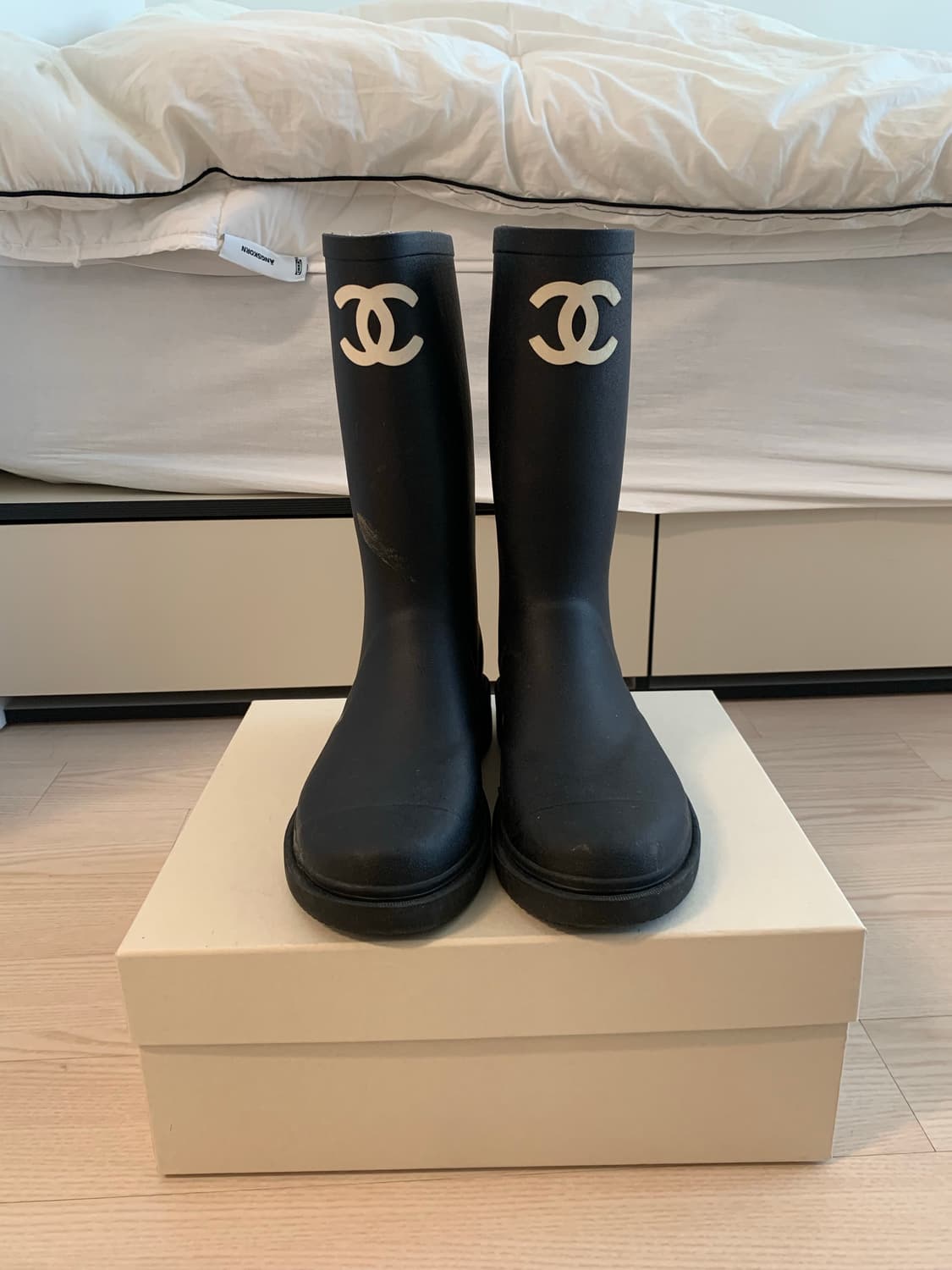 샤넬 러버 레인부츠 40  상품이미지1