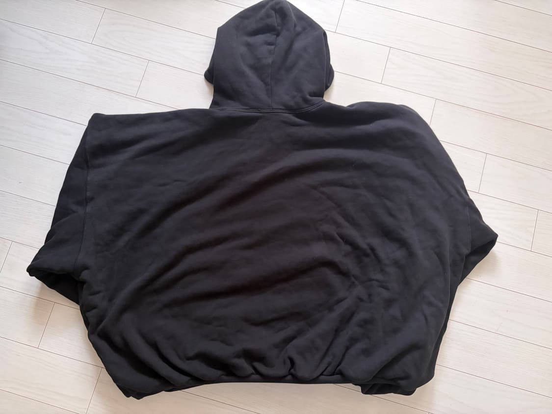[새상품] 이지 더블레이어 후드 블랙 상품이미지2