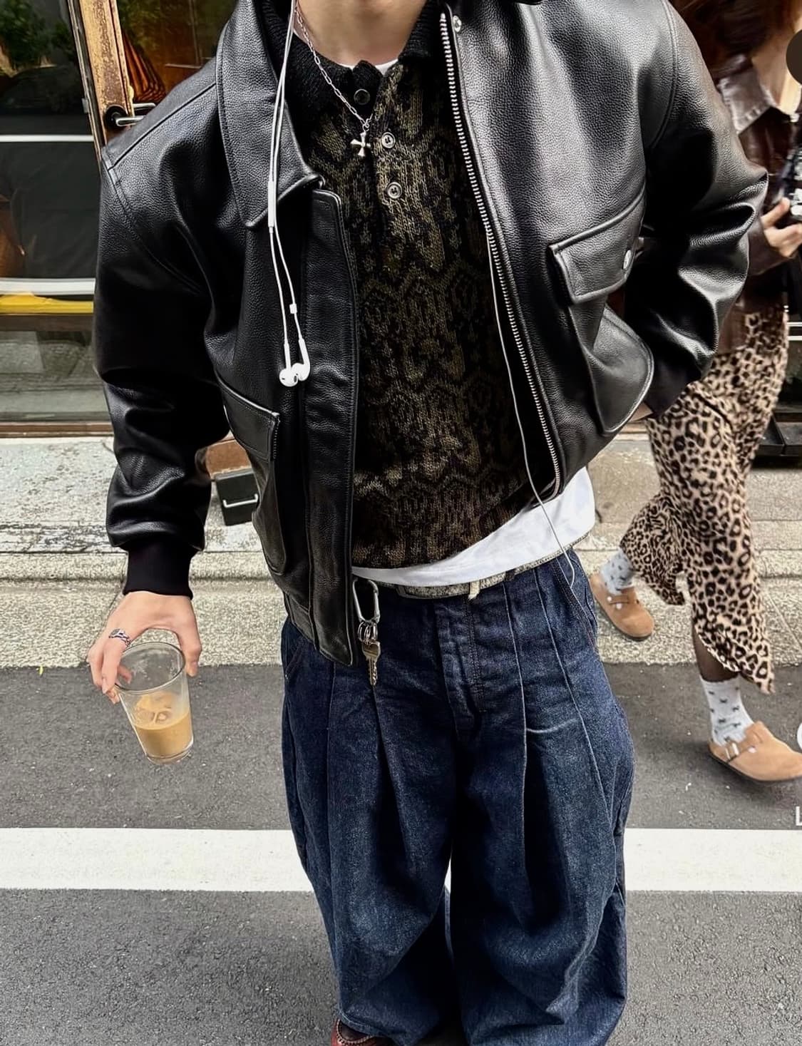 뮤타이머 mutimer - leather bomber 레더 봄버 M 상품이미지1