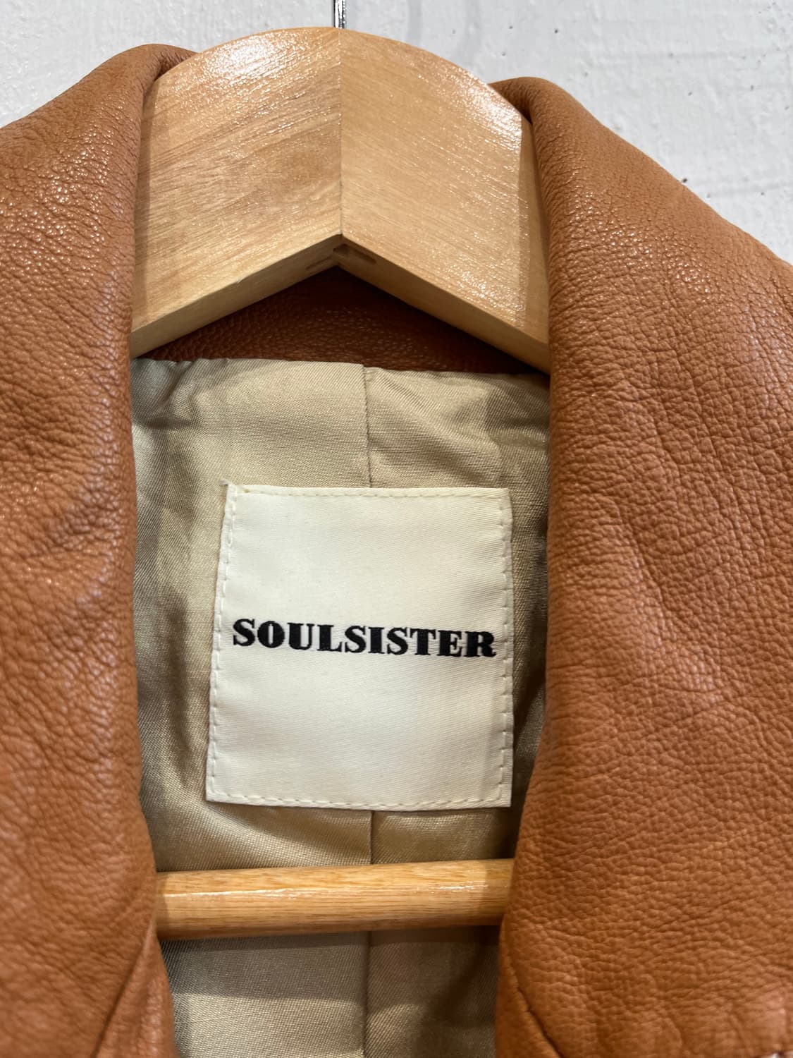 SOULSISTER 양가죽 라이더 자켓 우먼즈 상품이미지3