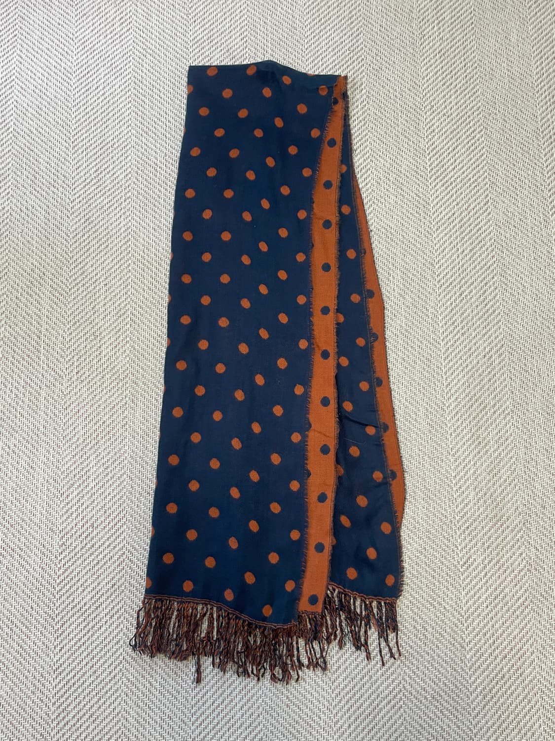 빈티지 리버시블 도트 머플러 J03958 상품이미지2