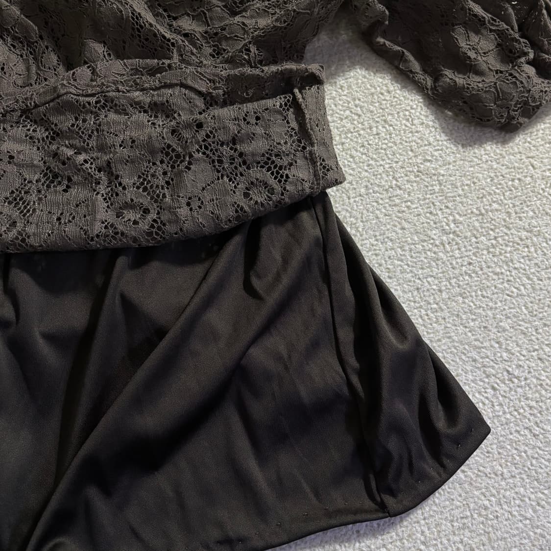 일본빈티지 브라운 블라우스 탑 상품이미지4