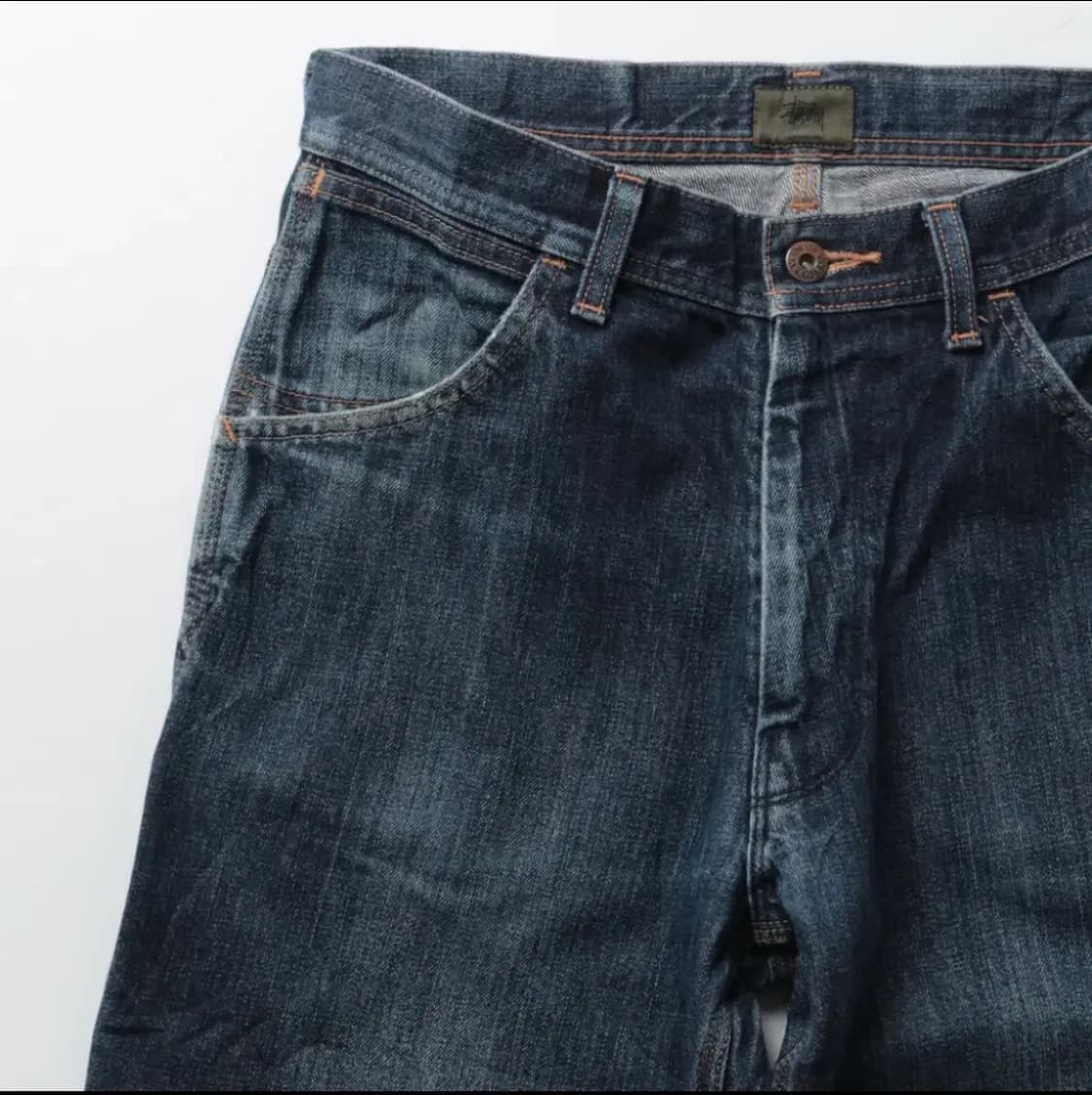 스투시 00s 스트레이트 데님 팸츠 상품이미지2