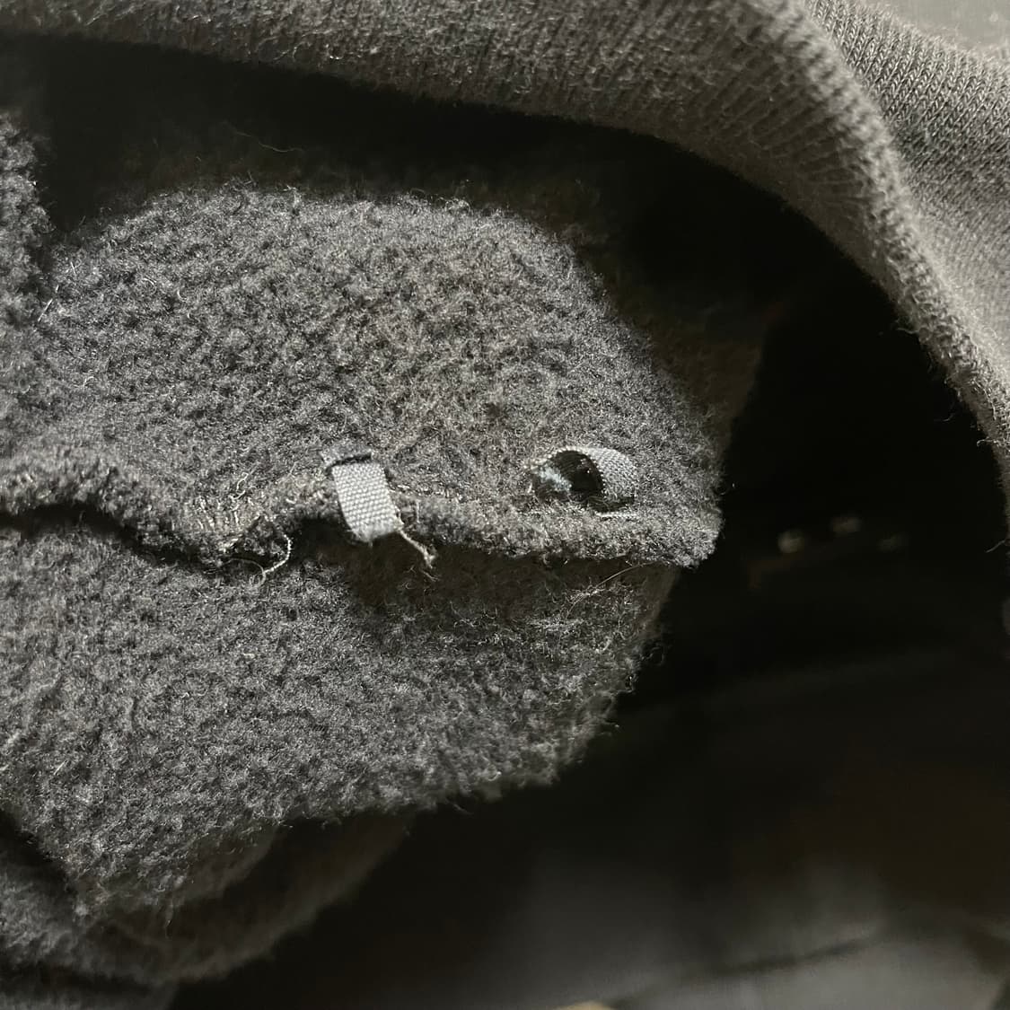 [100] Rick Owens 제이슨 레더패널 후드집업 상품이미지6