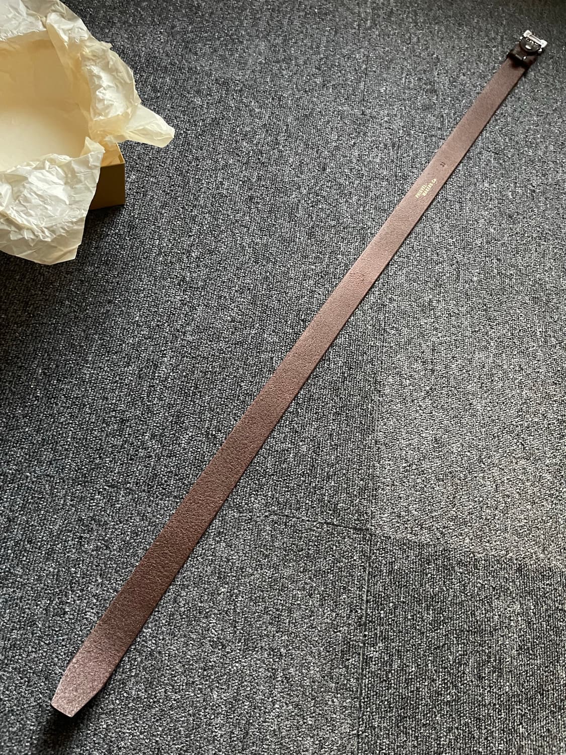 피그벨 히콕 벨트 다크브라운 실버 32(1사이즈) 미사용품 상품이미지7