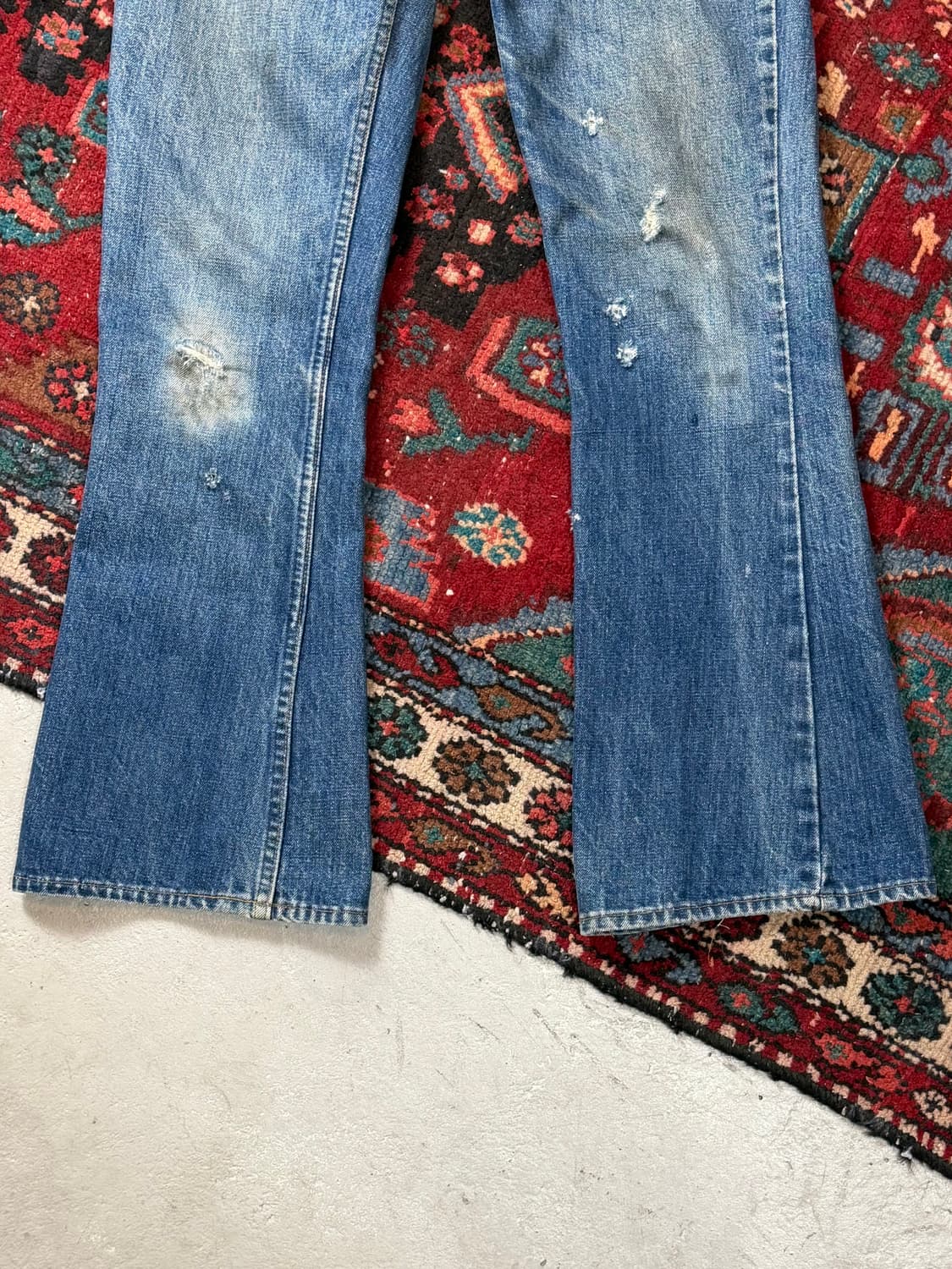 80's USA Made 빈티지 리바이스 646 벨바텀 부츠컷 오렌지탭 상품이미지8