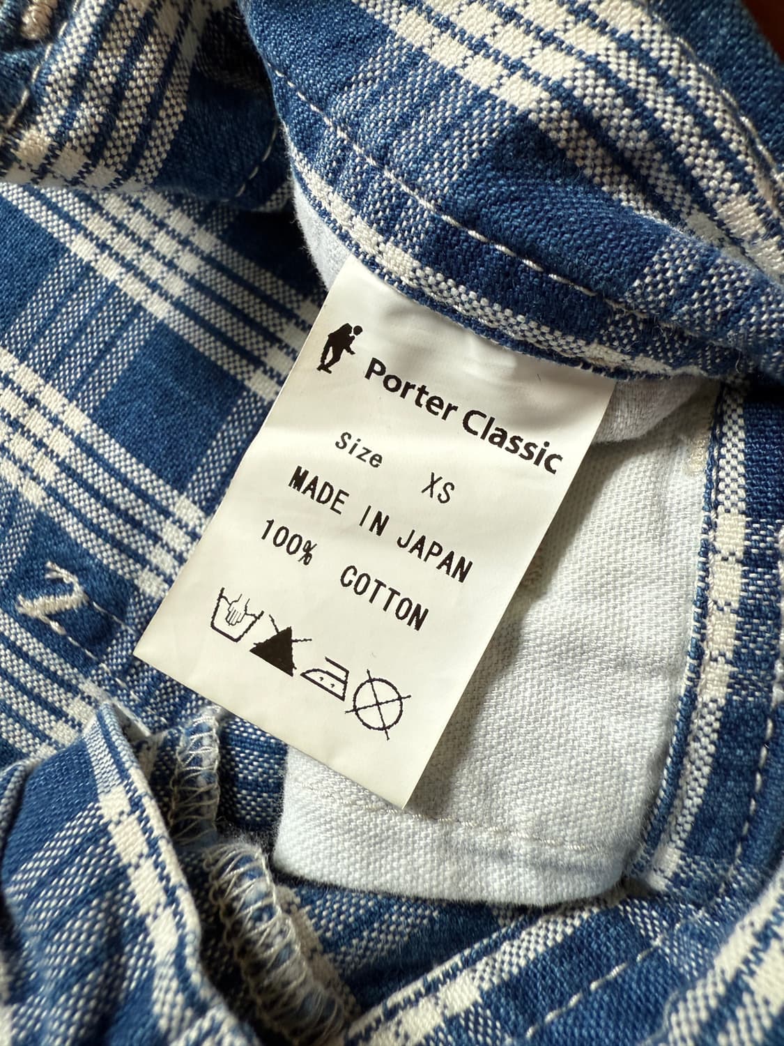 Porter Classic 팔라카 팔라카 체크 패턴 쇼트 팬츠 상품이미지7