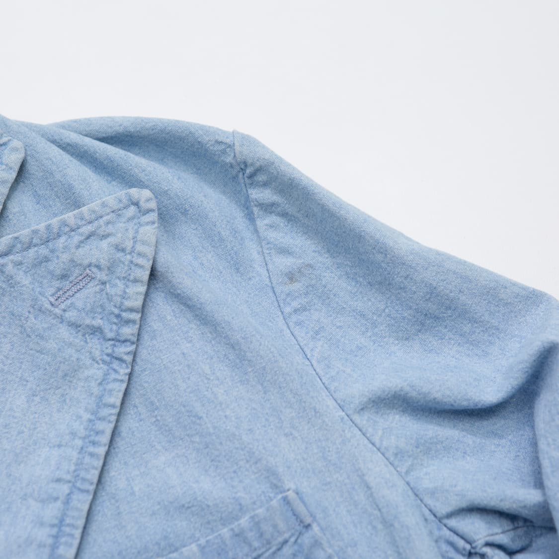 80s 폴로 랄프로렌 샴브레이 더블 브레스티드 블레이저 상품이미지5