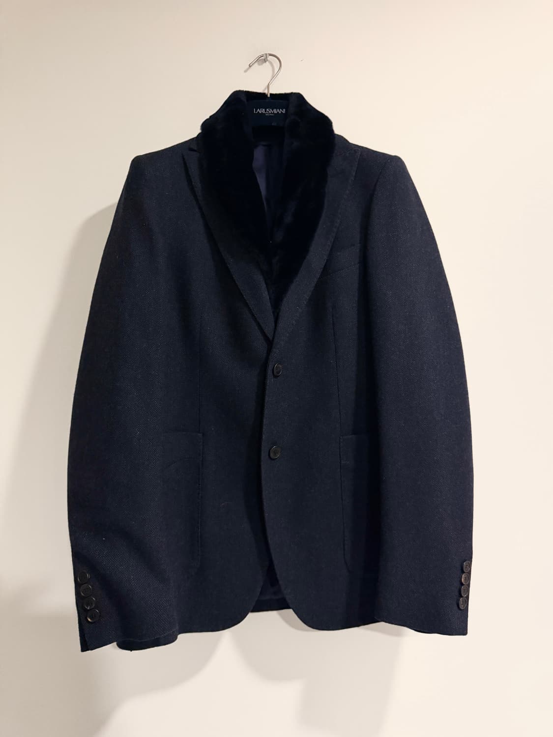 라루스미아니 퍼 카라 블레이저 자켓 상품이미지1