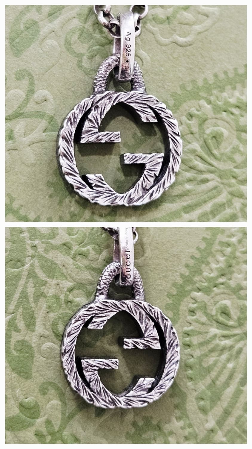구찌 인터로킹 G 팬던트 목걸이 [정품] 상품이미지2