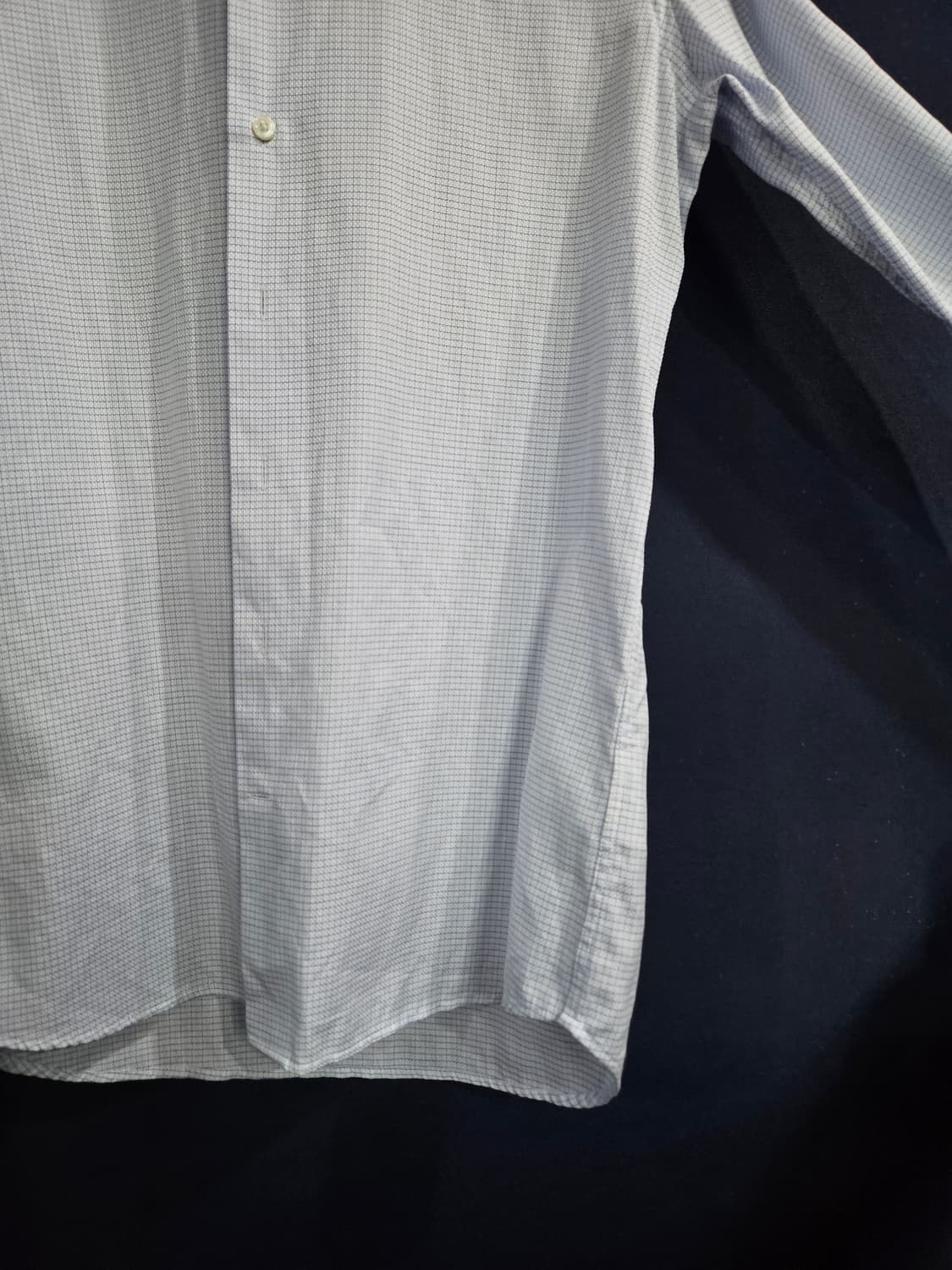 수트서플라이 체크 남성 슬림핏 95 긴팔셔츠  상품이미지6