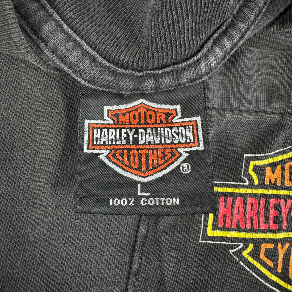 빈티지 90s Harley Davidson 할리데이비슨 포켓 로고 티셔츠 상품이미지6