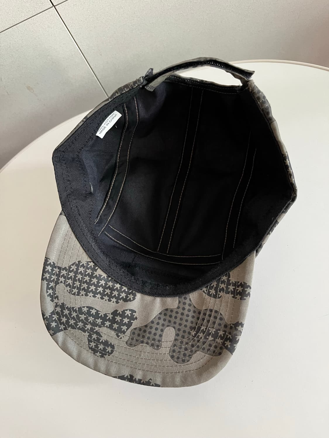 Stussy x ERIC HAZE 카모 캠프 캡 상품이미지5