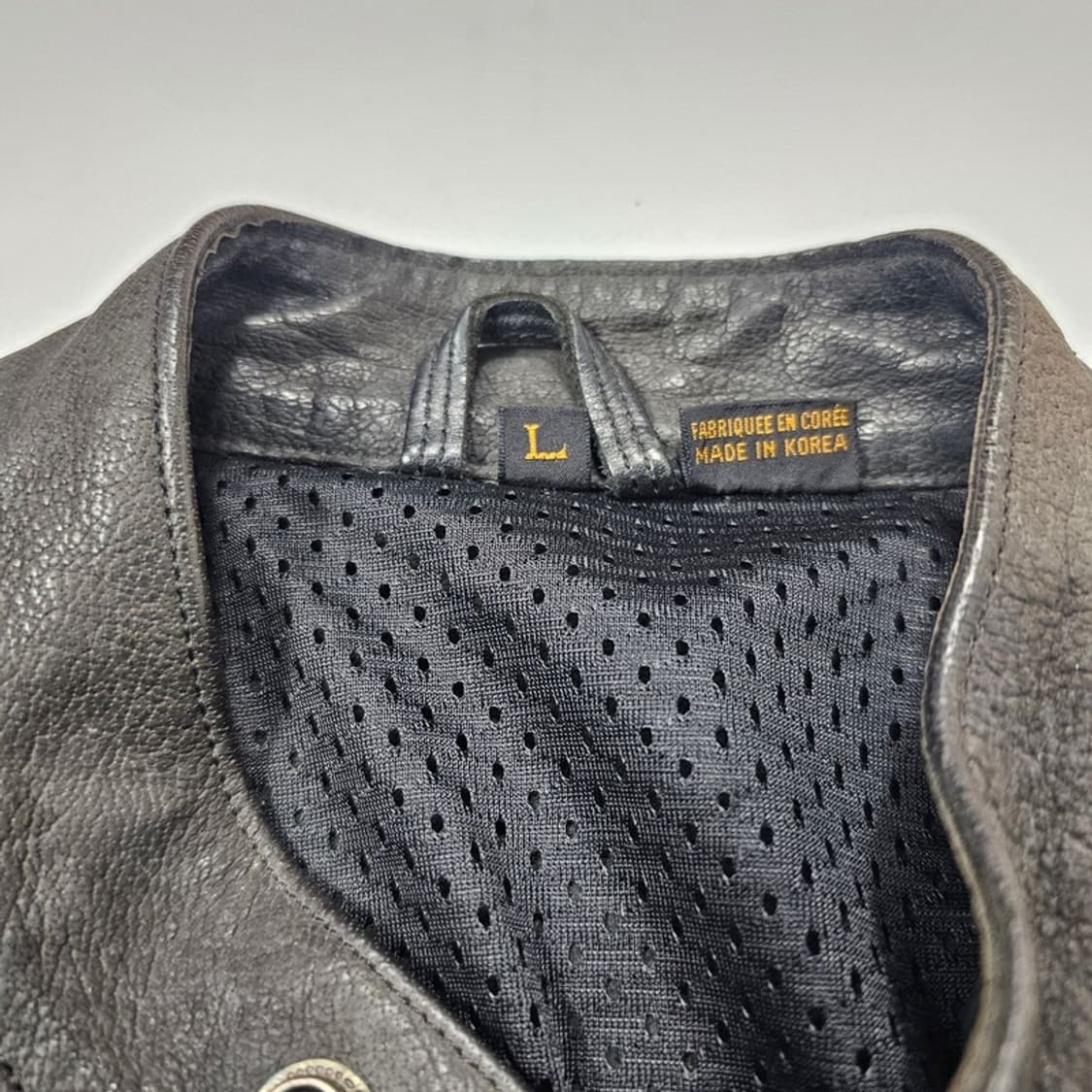 HORSE HIDE 말가죽 모터싸이클 자켓 L 상품이미지5