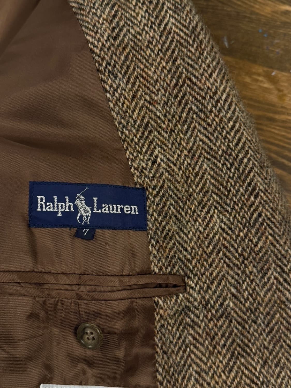 폴로 랄프로렌 해리스 트위드 더블 브레스티드 코트 66~77 상품이미지8