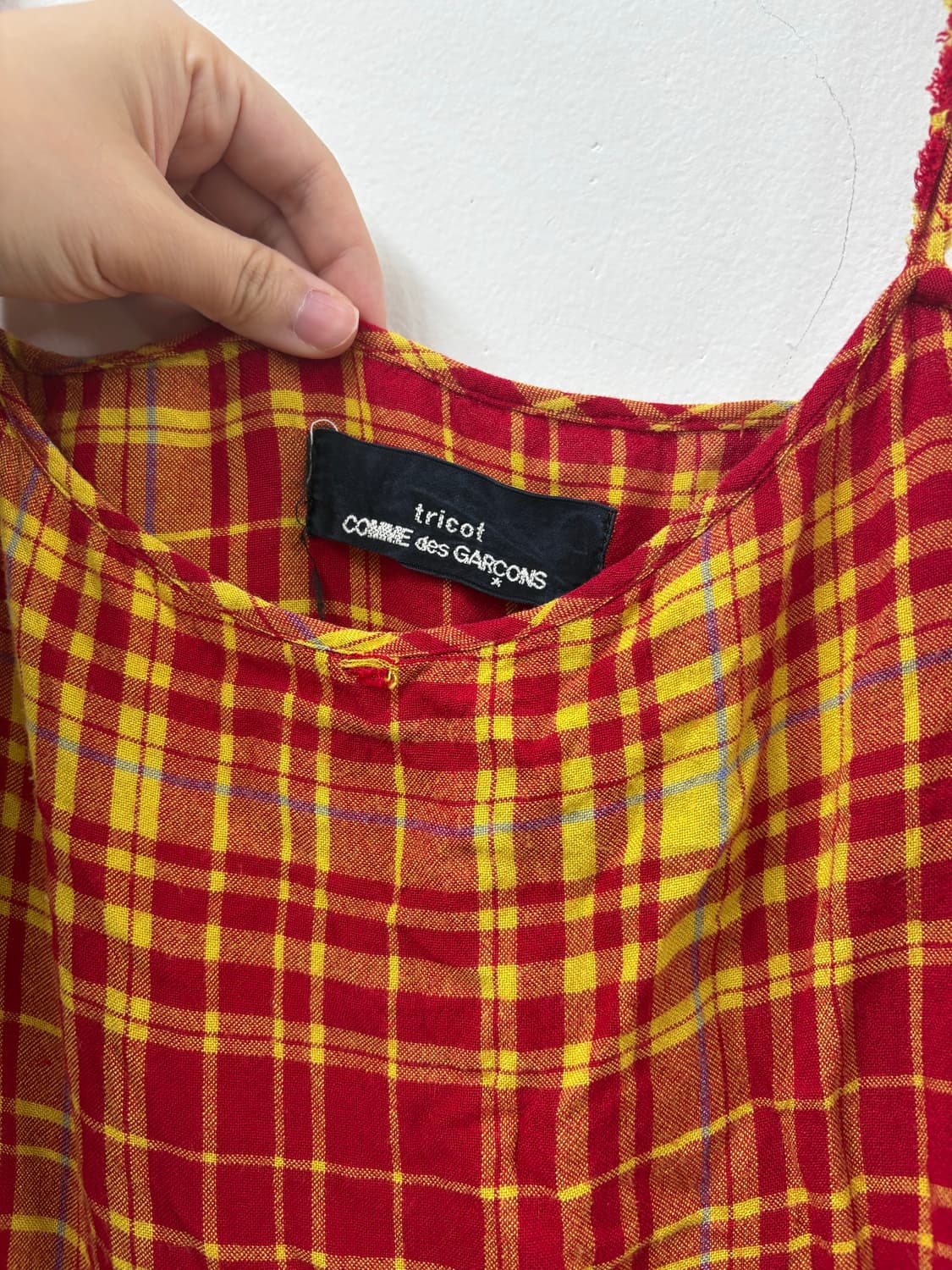 꼼데가르송 트리콧 슬리브리스 원피스 상품이미지1