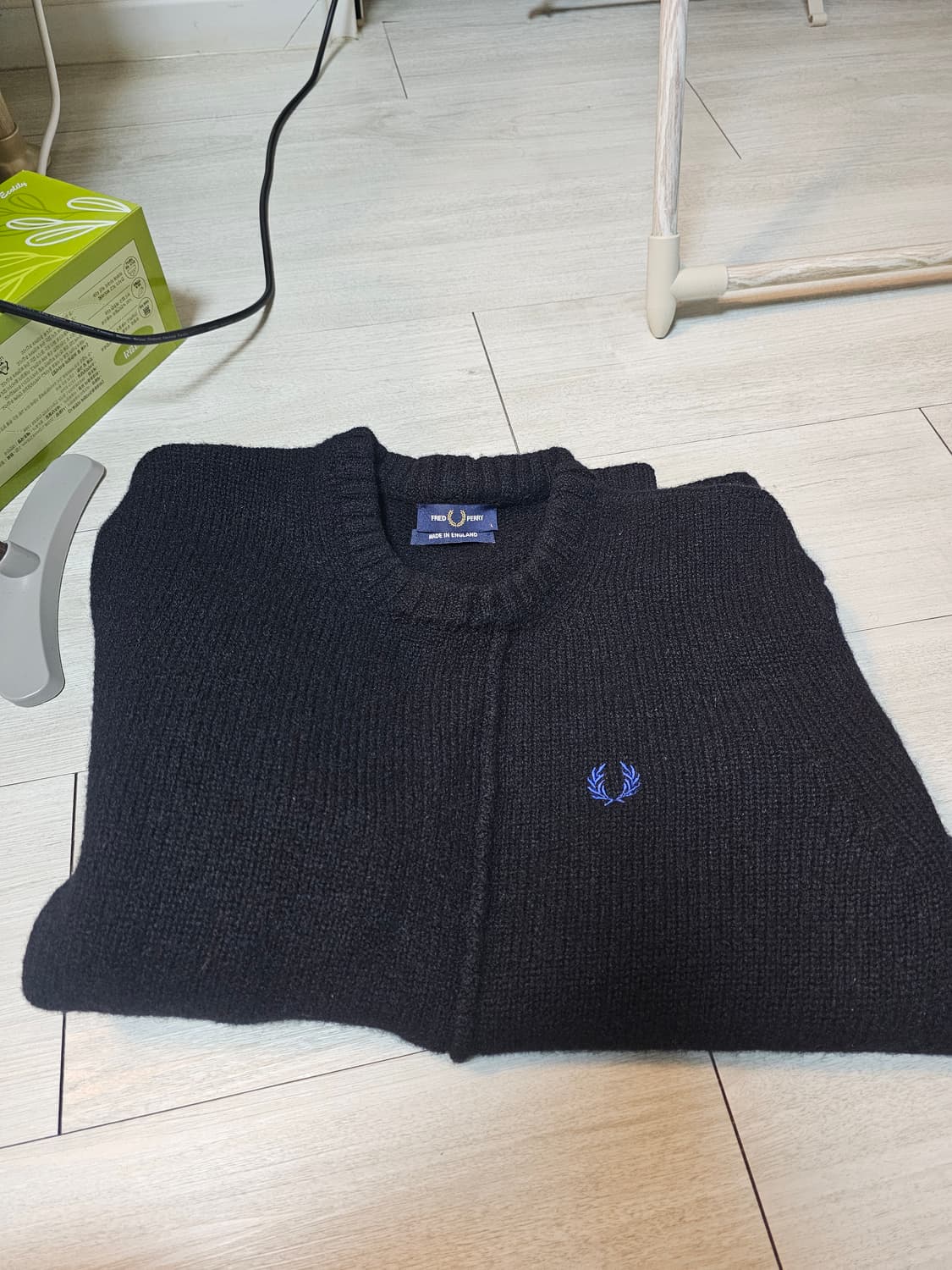 프레드페리 니트 (영국산) 매장정품 구매 L, 1회 착 상품이미지2