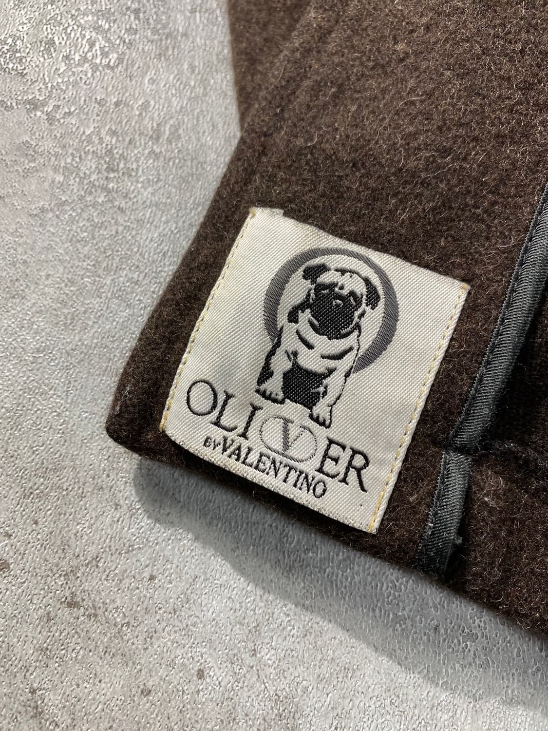 [48] 90s OLIVER By VALENTINO 브라운 라나울 자켓 상품이미지5