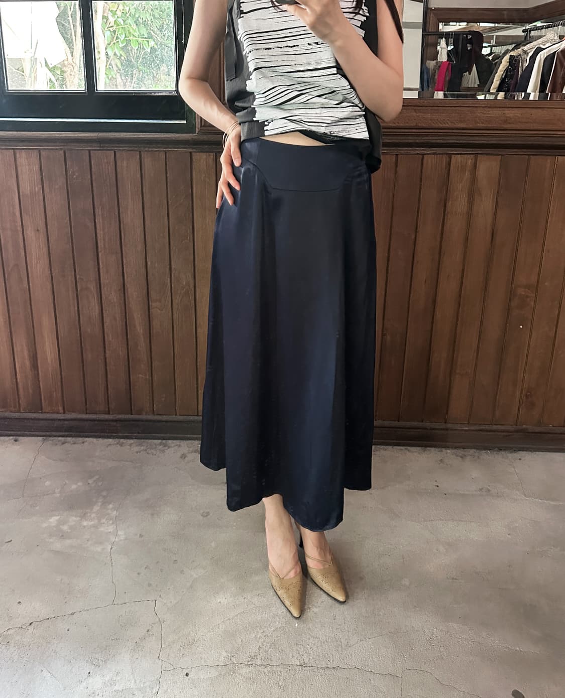 THEORY pleated midi skirt 상품이미지2