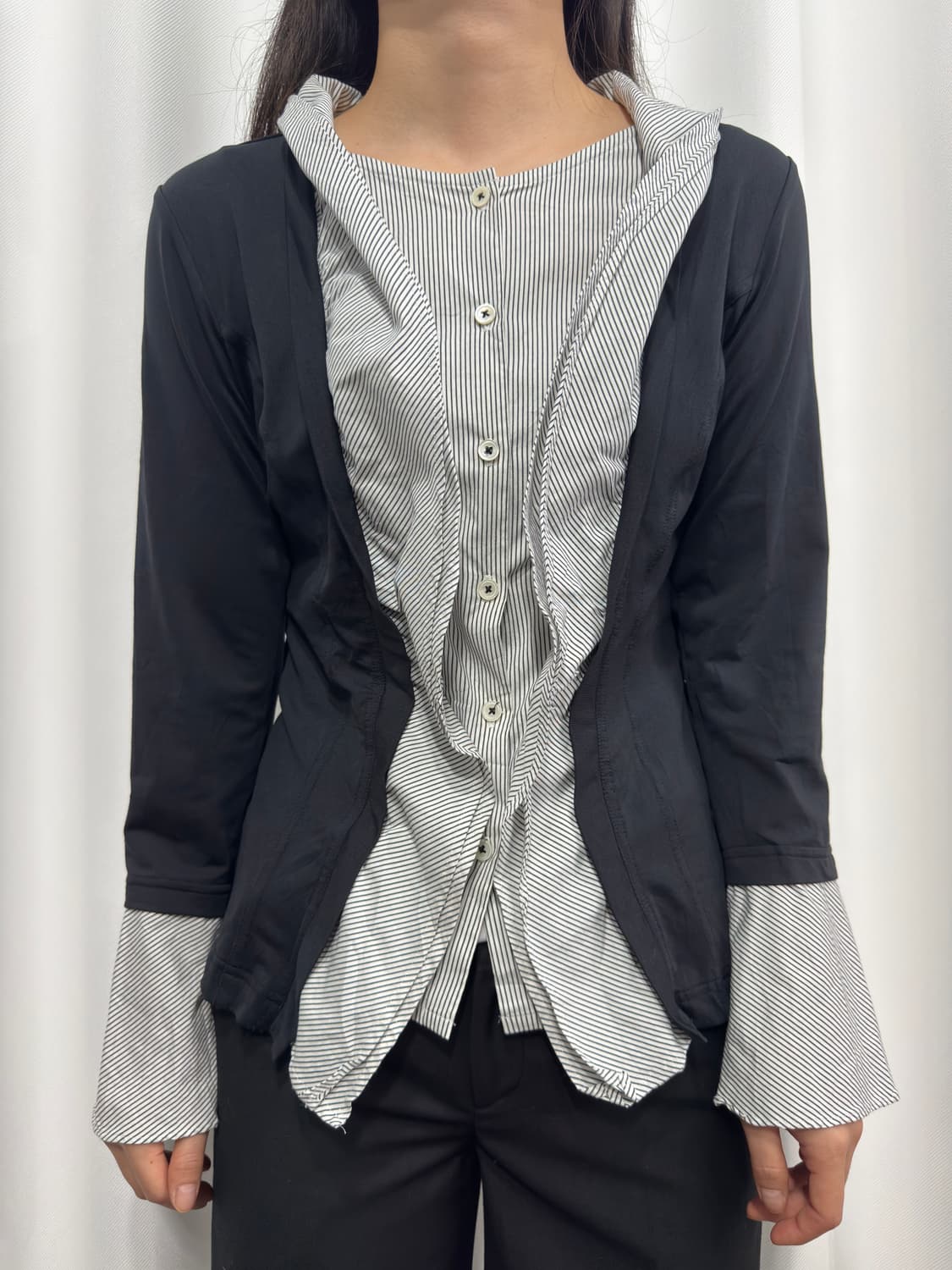 hiroko bis shirt layered top 상품이미지2