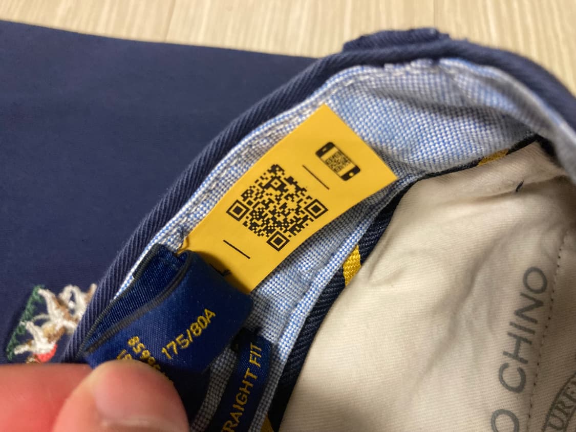 폴로 랄프 로렌 스트레치 스트레이트핏 자수 치노 (31/32) 상품이미지4