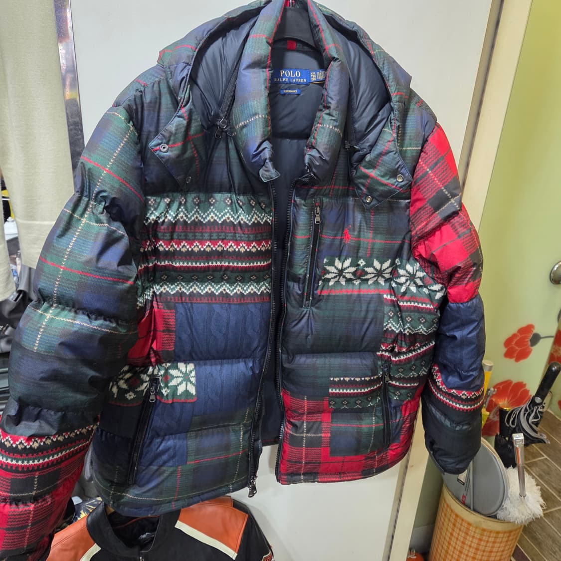폴로 랄프로렌 패치워크 패딩 상품이미지10