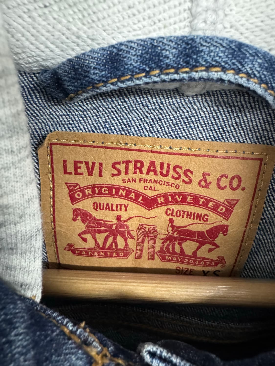 리바이스 트리커 후드 데님자켓 상품이미지2