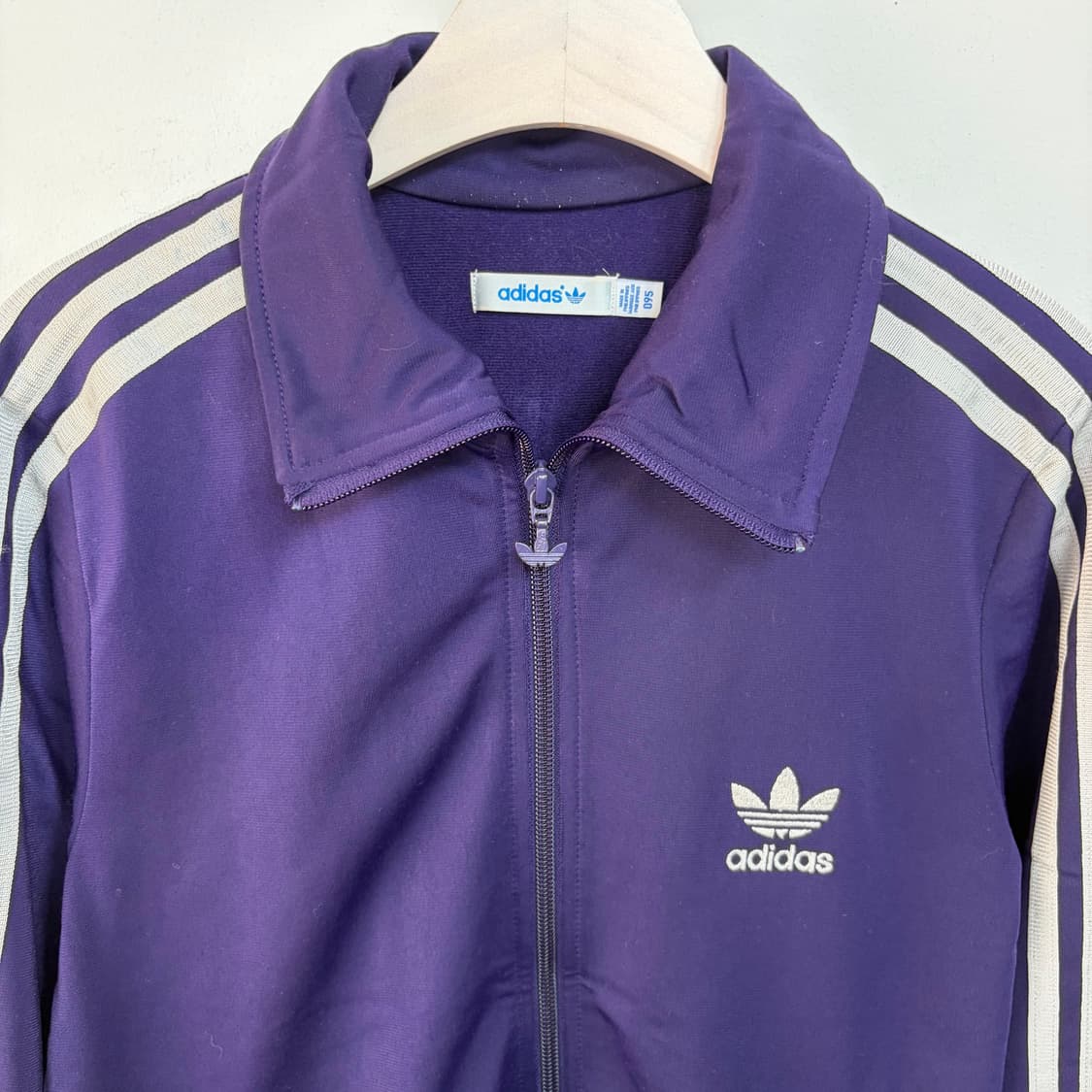 아디다스 삼선 트랙 자켓 퍼플 상품이미지2