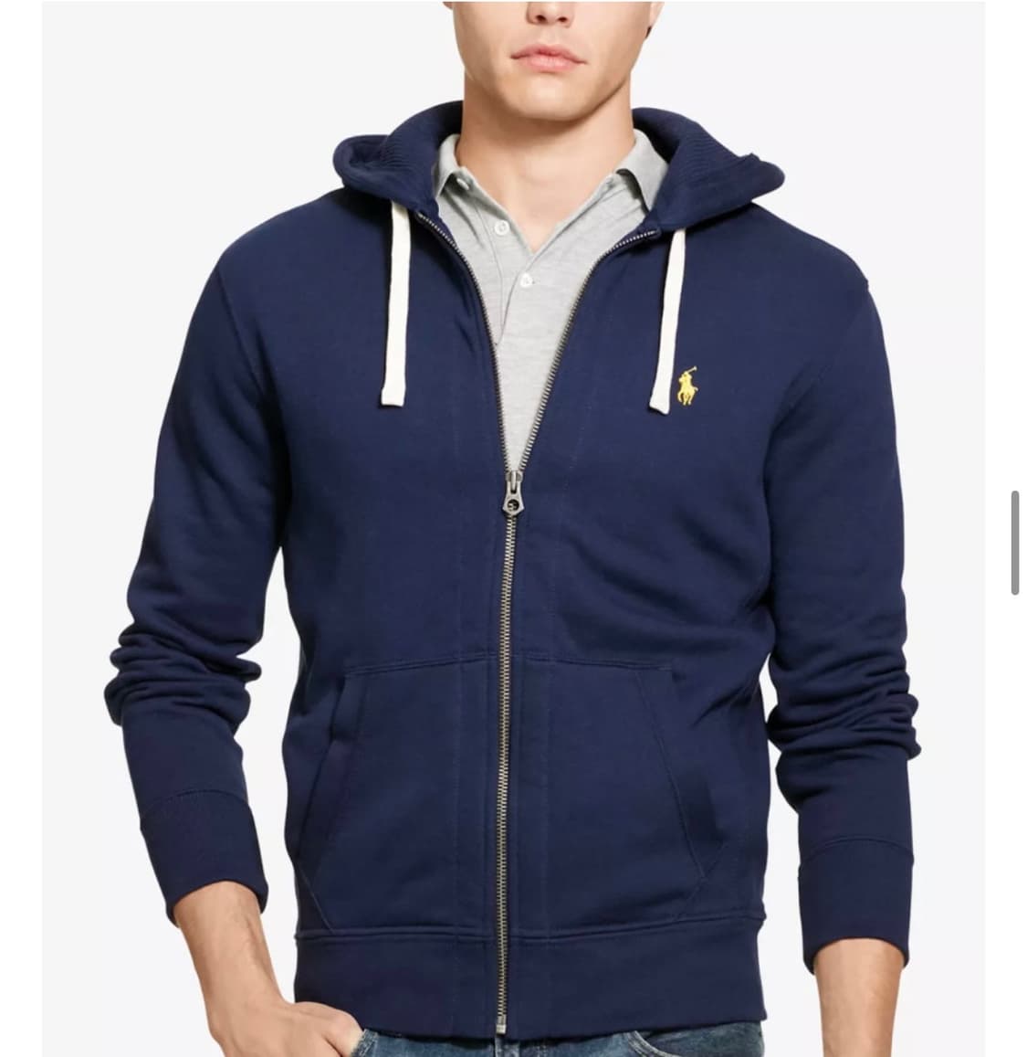 폴로 랄프로렌 네이비 후드집업 공용 상품이미지2