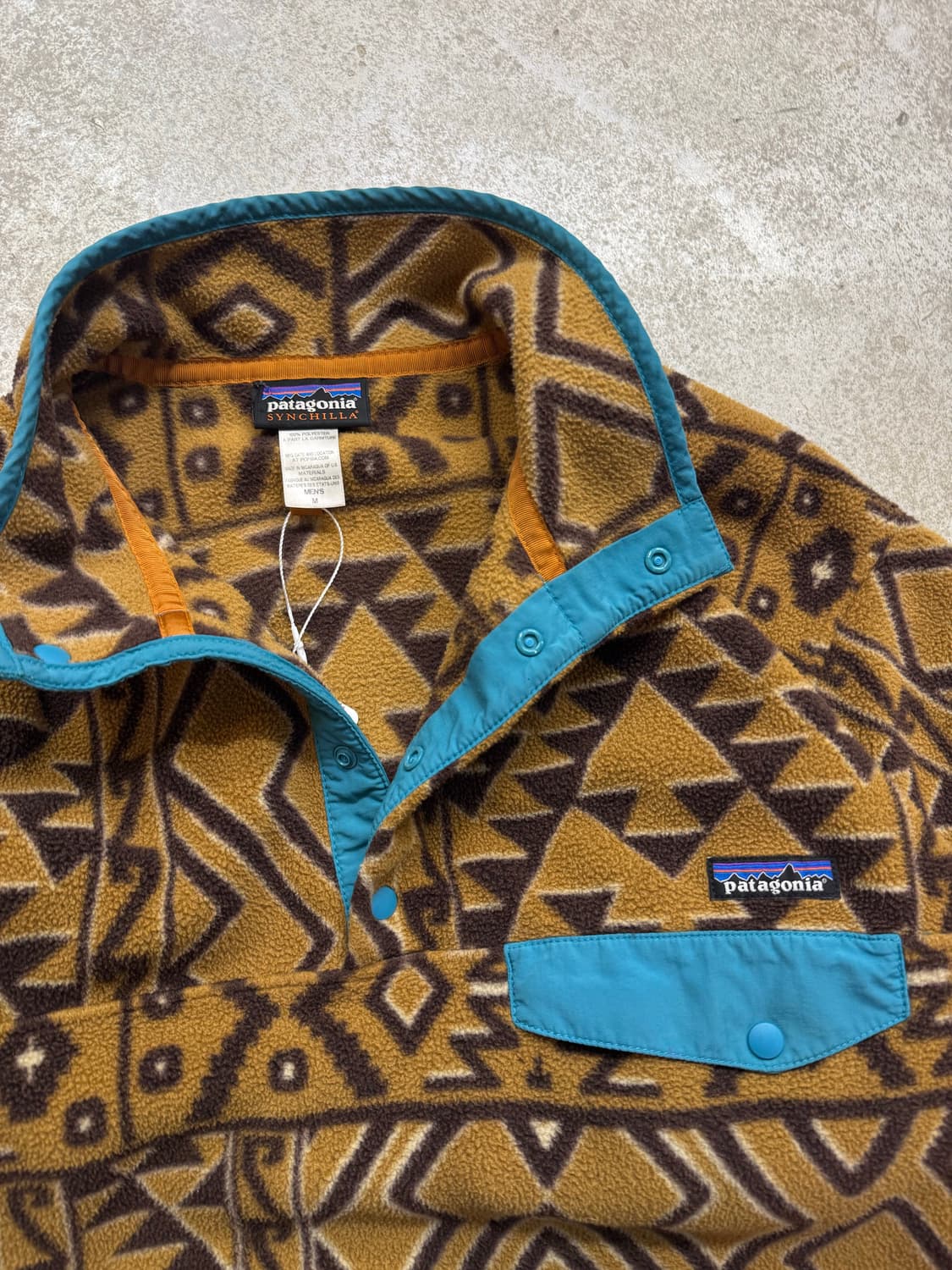 파타고니아 아즈텍 신칠라 스냅티 풀오버 M 상품이미지3