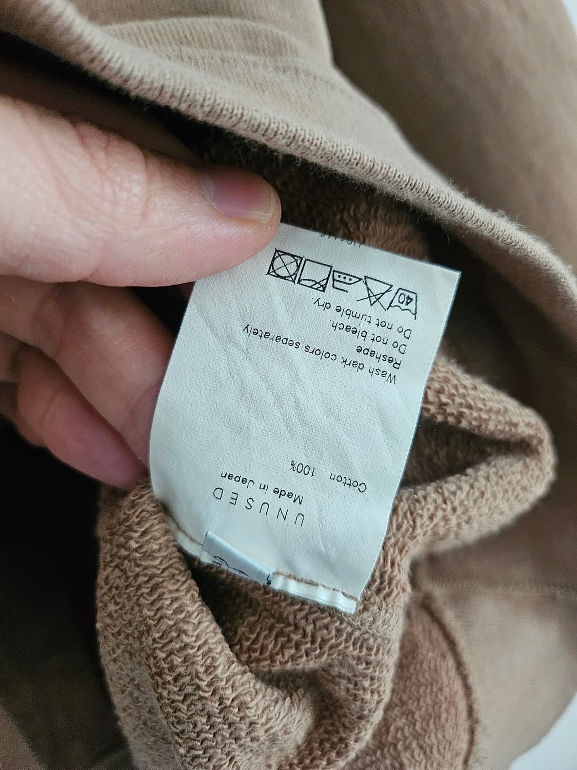 언유즈드 UNUSED 스웻셔츠
 상품이미지5