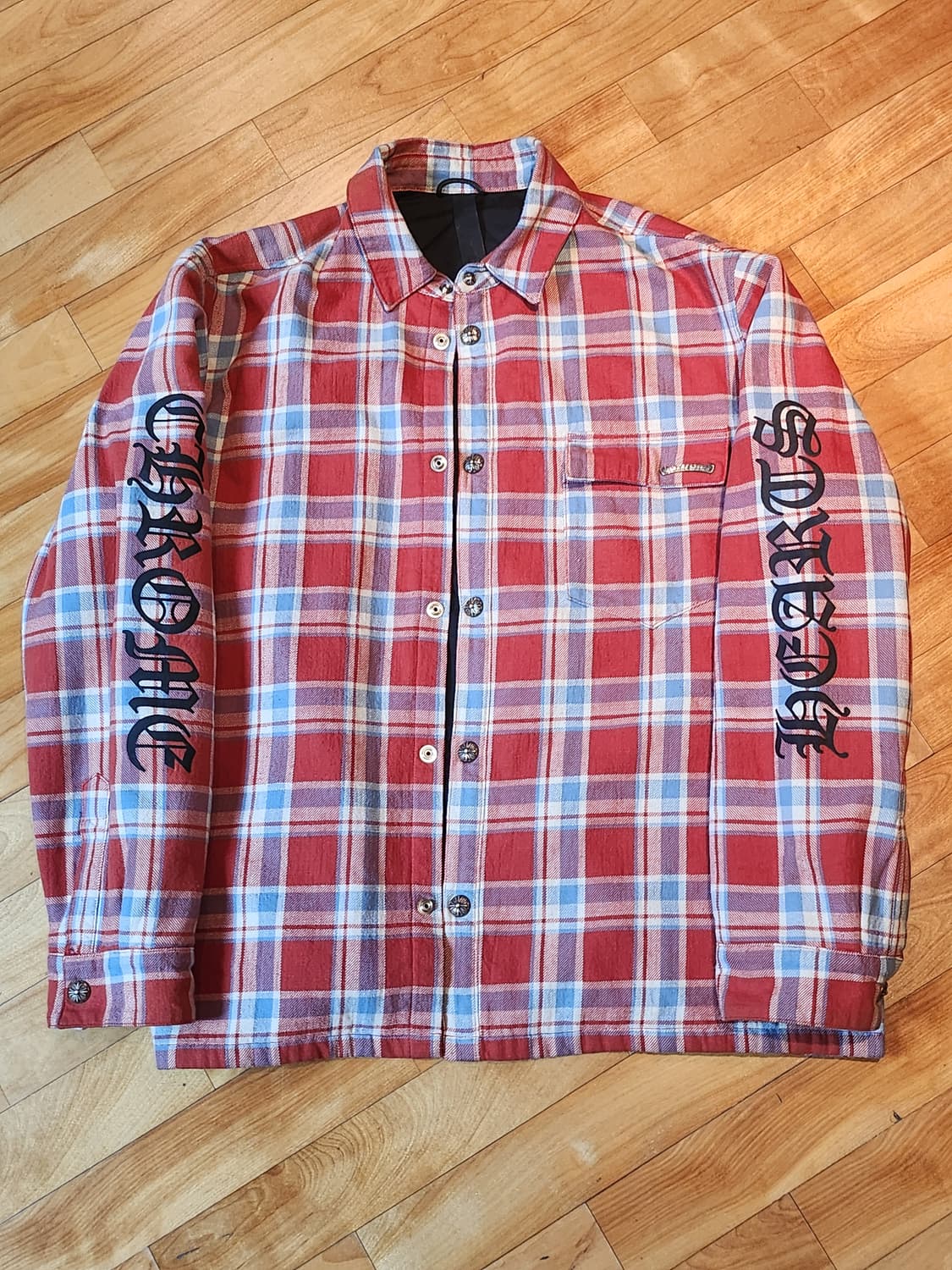 크롬하츠 체크 셔츠자켓 xxl 상품이미지1