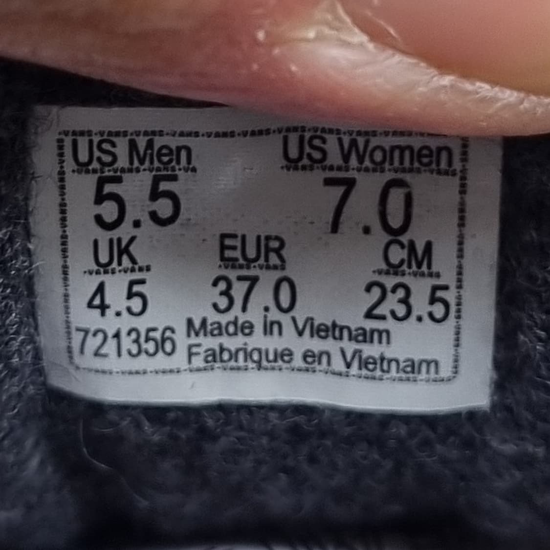 반스 올드스쿨 블랙 여성스니커즈235  상품이미지6