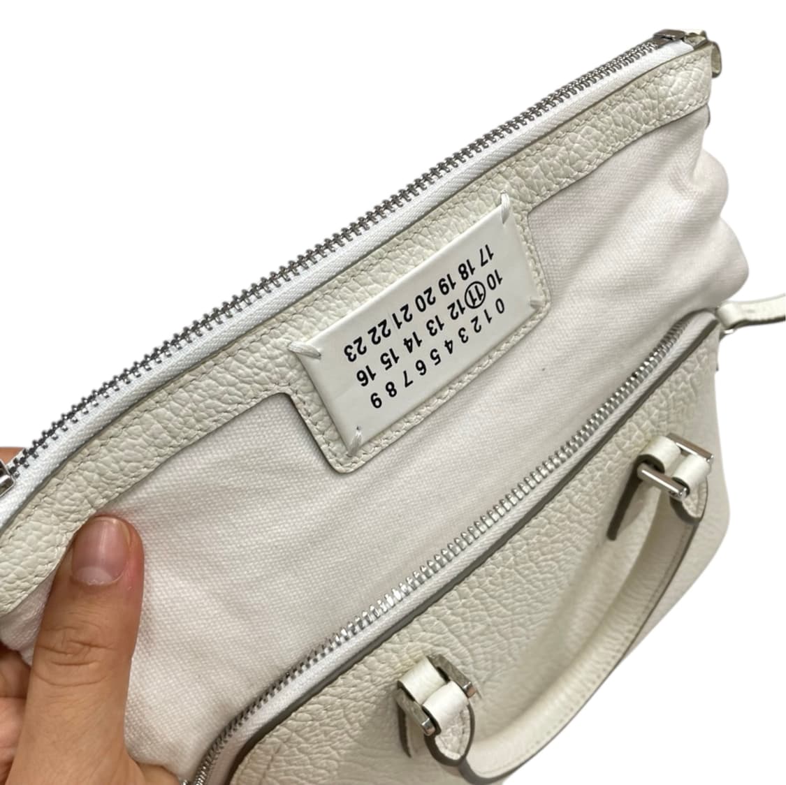 메종마르지엘라 Maison Margiela 화이트 5AC 미니 토트백 상품이미지6