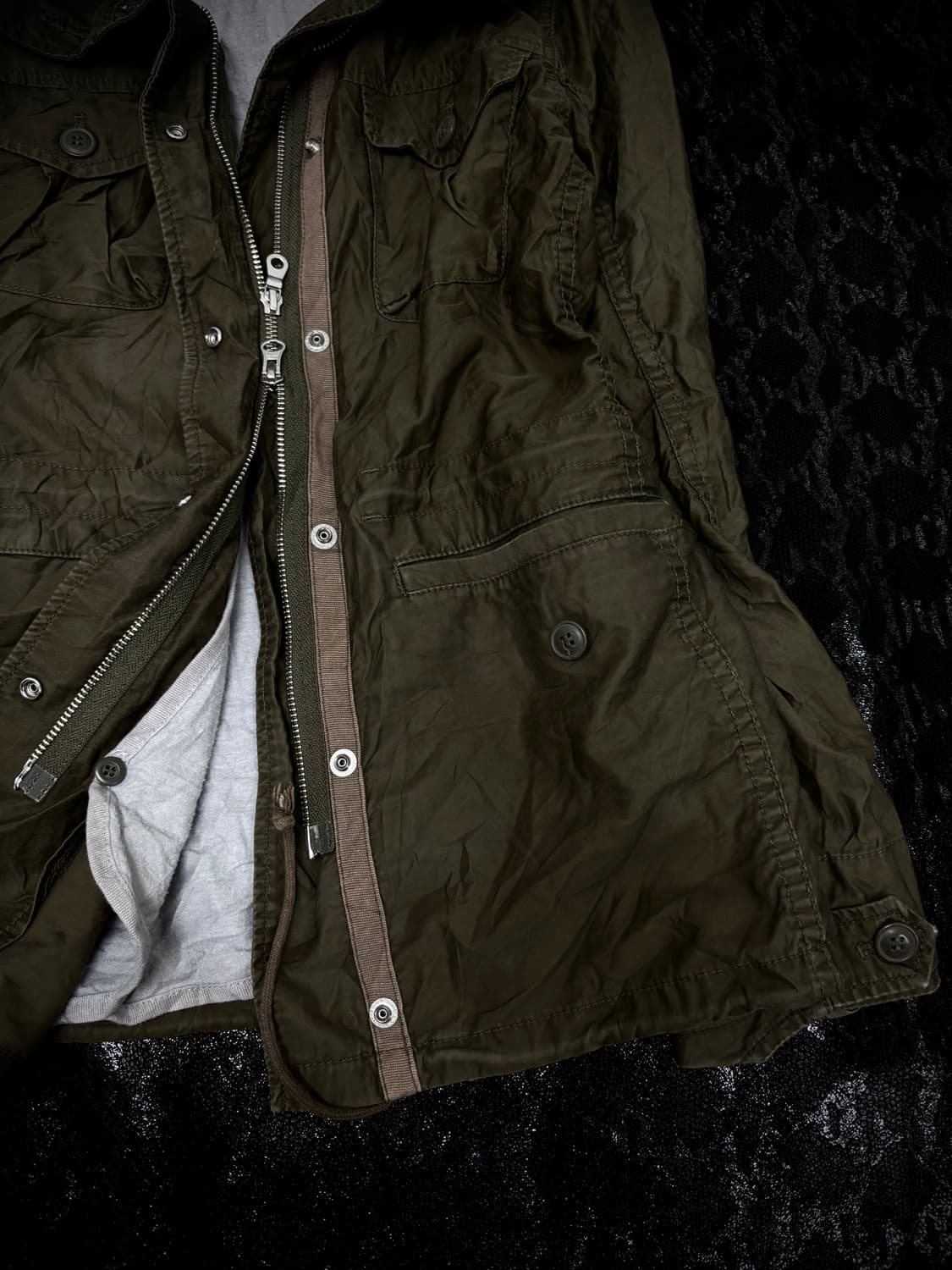  00’s Grunge Design Bono-Hoodie Multi Po 상품이미지3