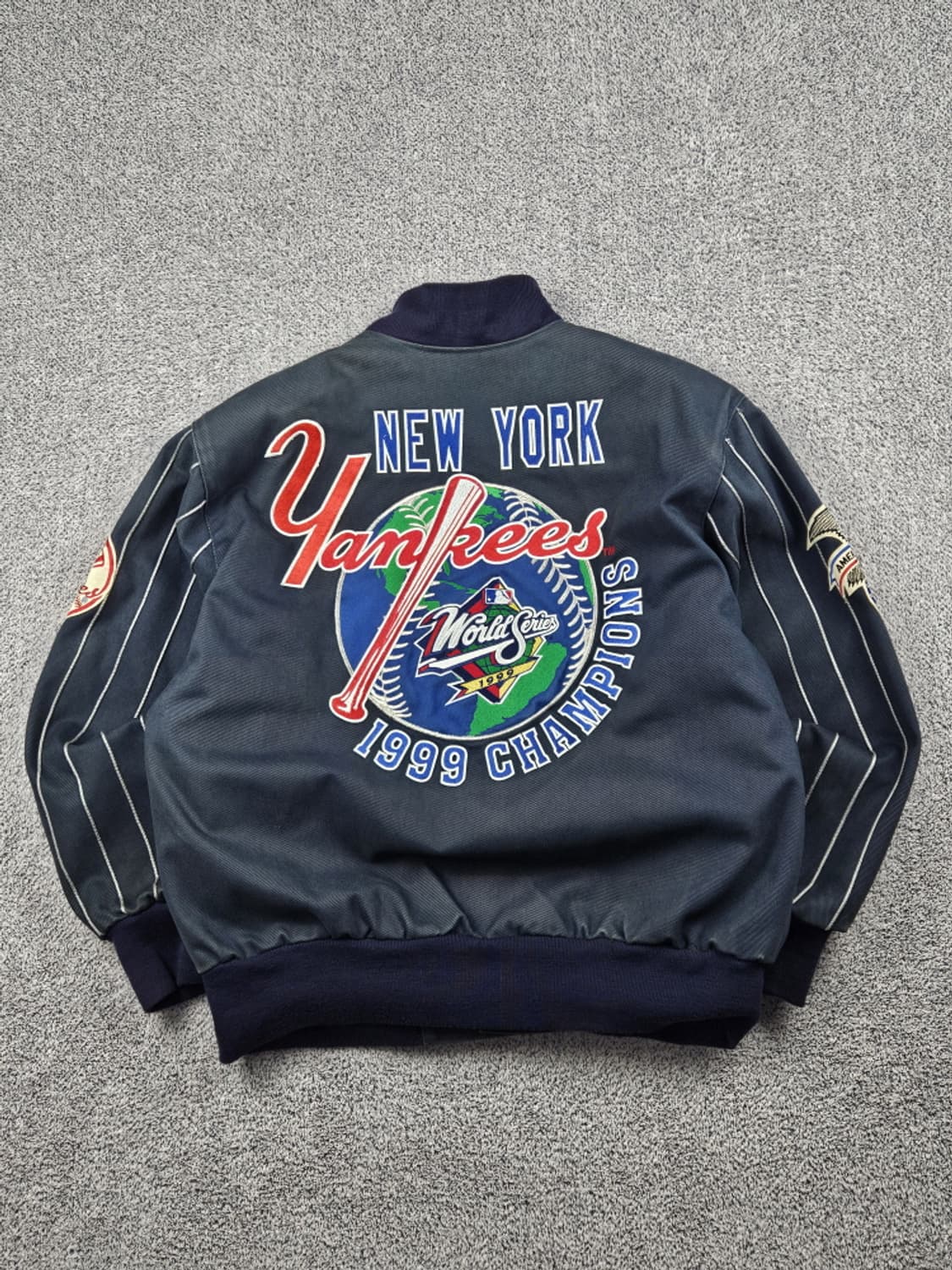USA JH디자인 1999챔피언 뉴욕양키스 바시티자켓 (M)/ 10183 상품이미지1