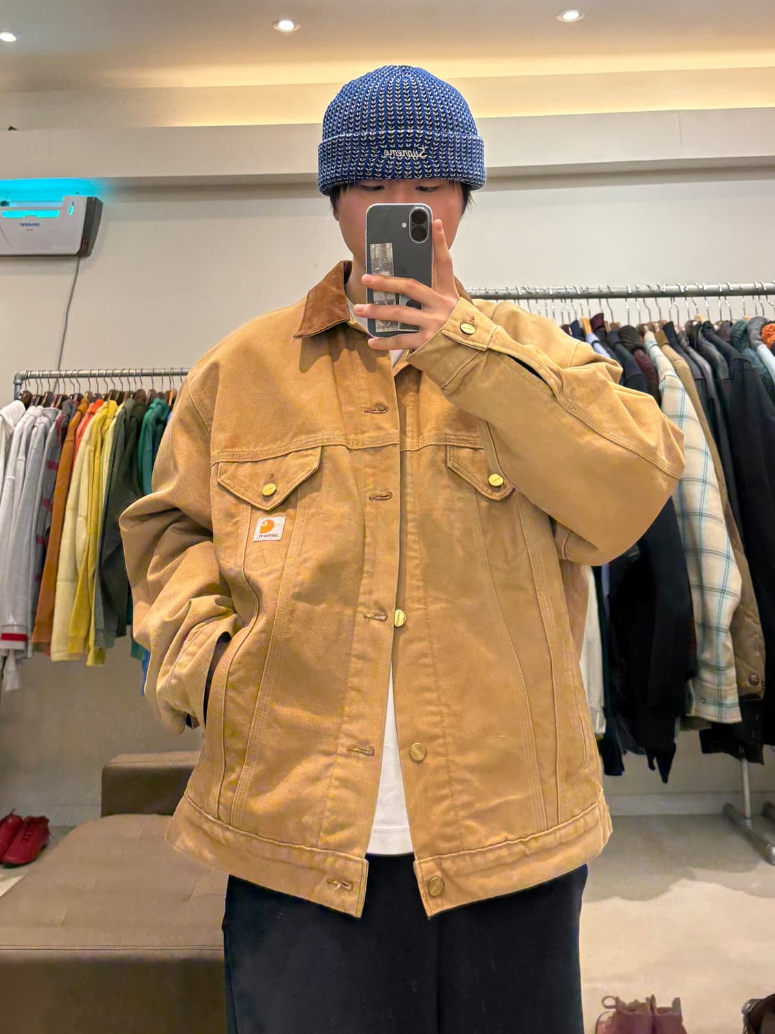 칼하트 J148 BRN 트러커 자켓 상품이미지6