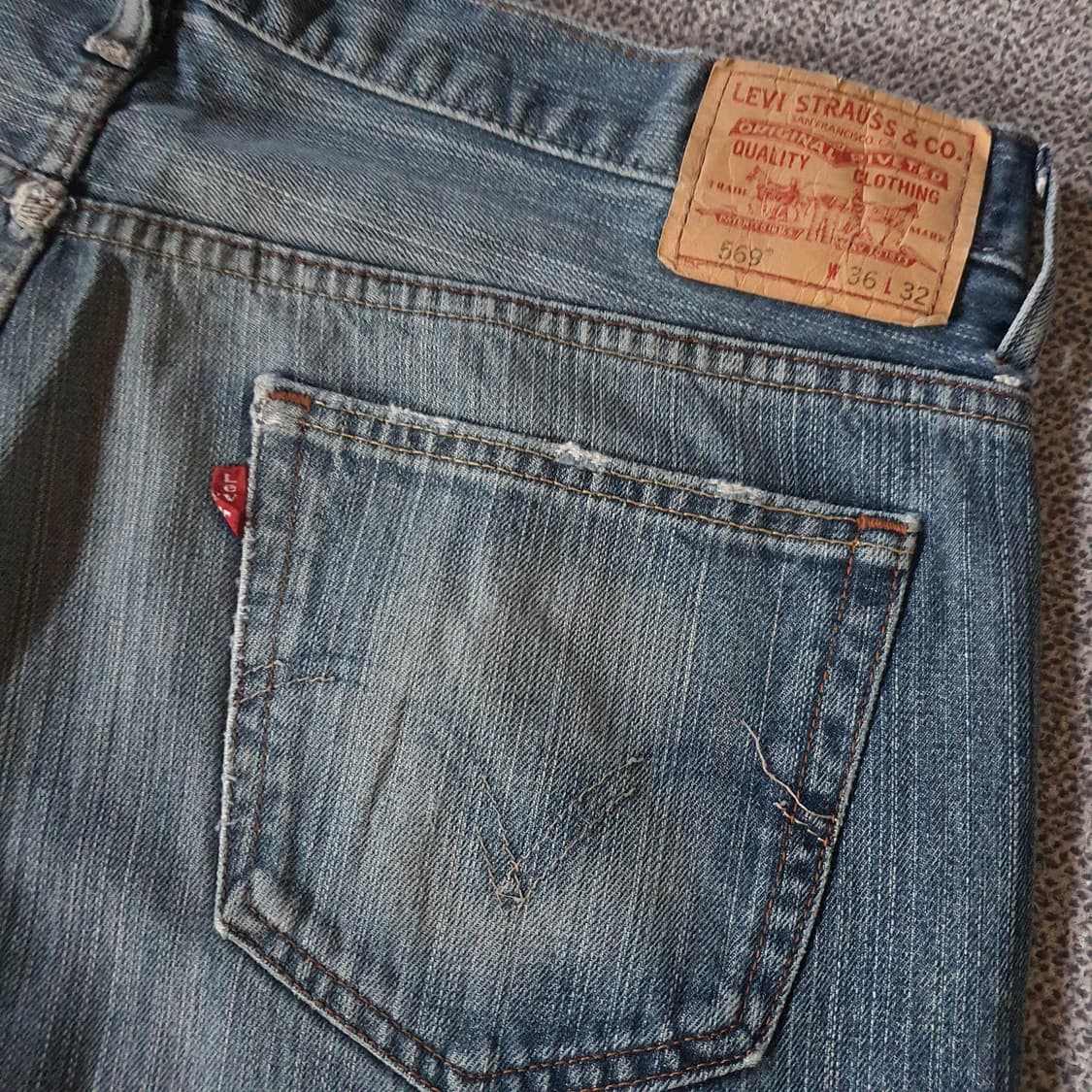 리바이스 569 빈티지  데님 팬츠 No.34 상품이미지10