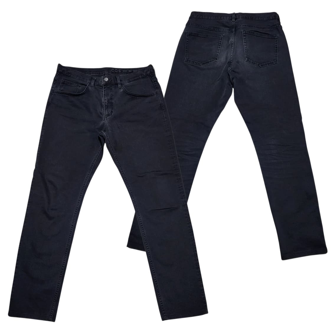 (34) cos 코스 청바지 블랙 데님팬츠 흑청바지 상품이미지1