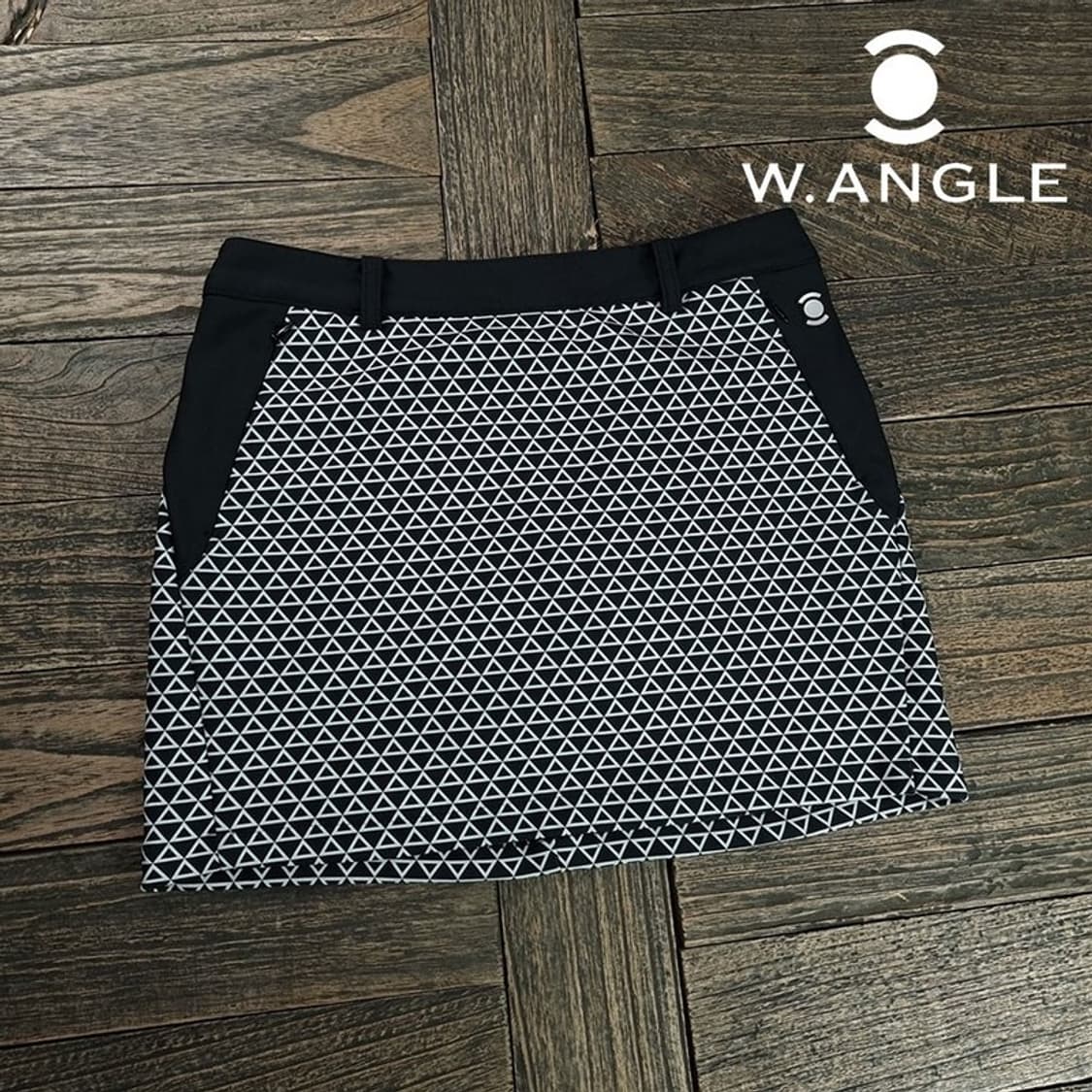 [와이드앵글] 패턴 골프 미니스커트 M19136 상품이미지1