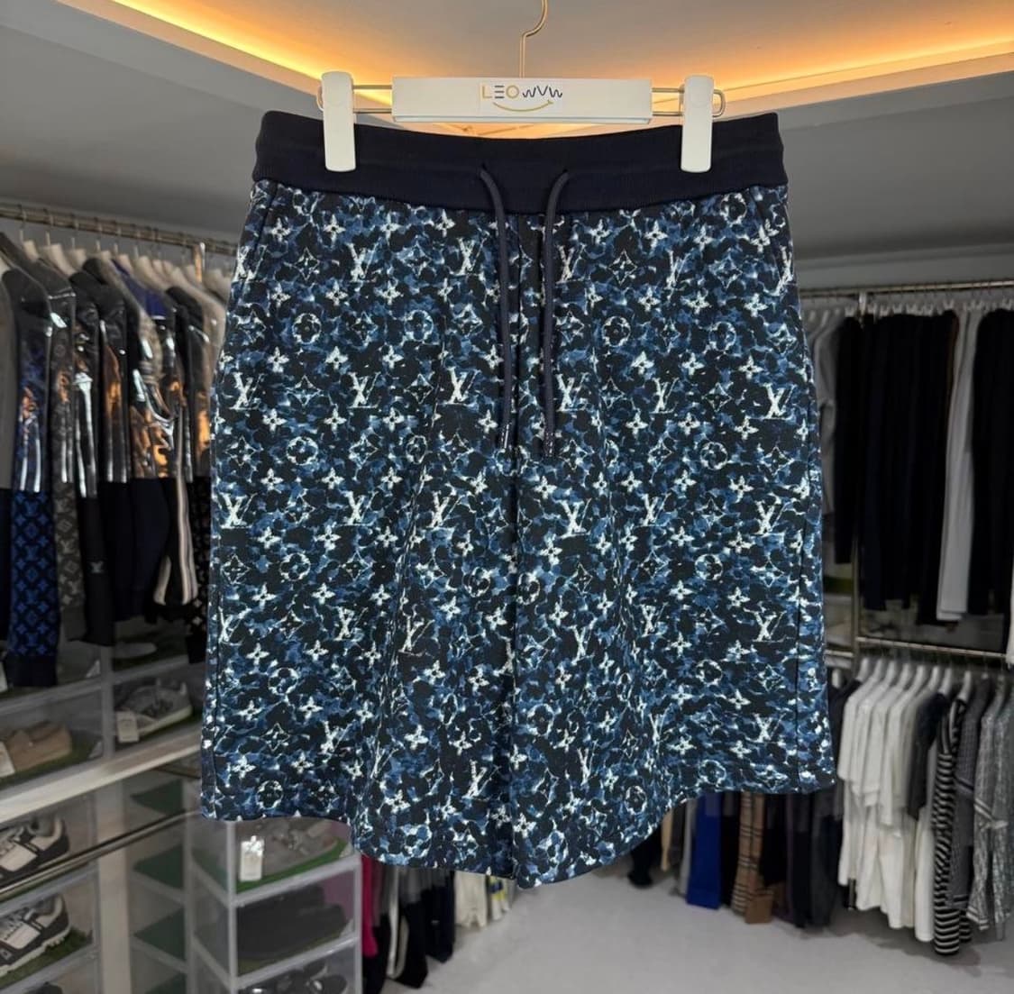 [리오브] 루이비통 모노그램 집스루 코튼 반바지 상품이미지1