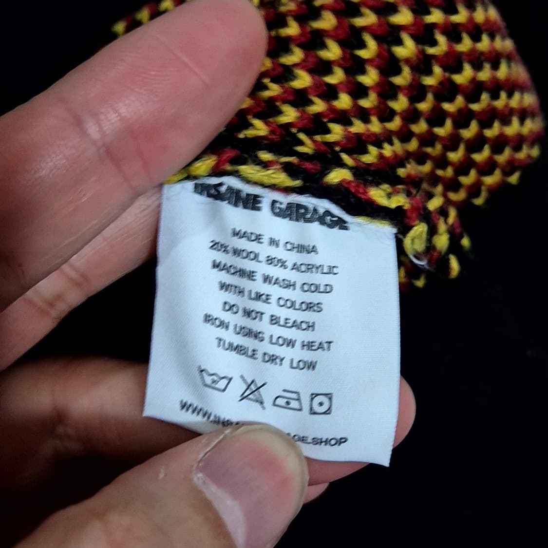 인세인개러지 자카드 플레임 니트 상품이미지5